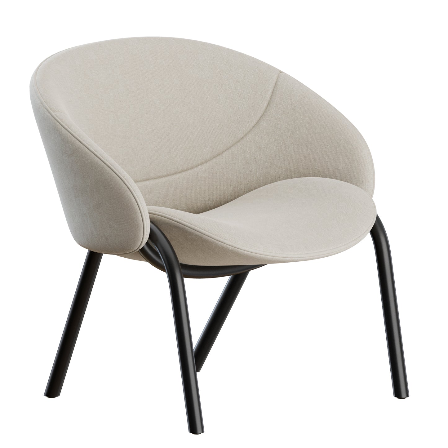 Folium Armchair by Wendelbo 3D Model