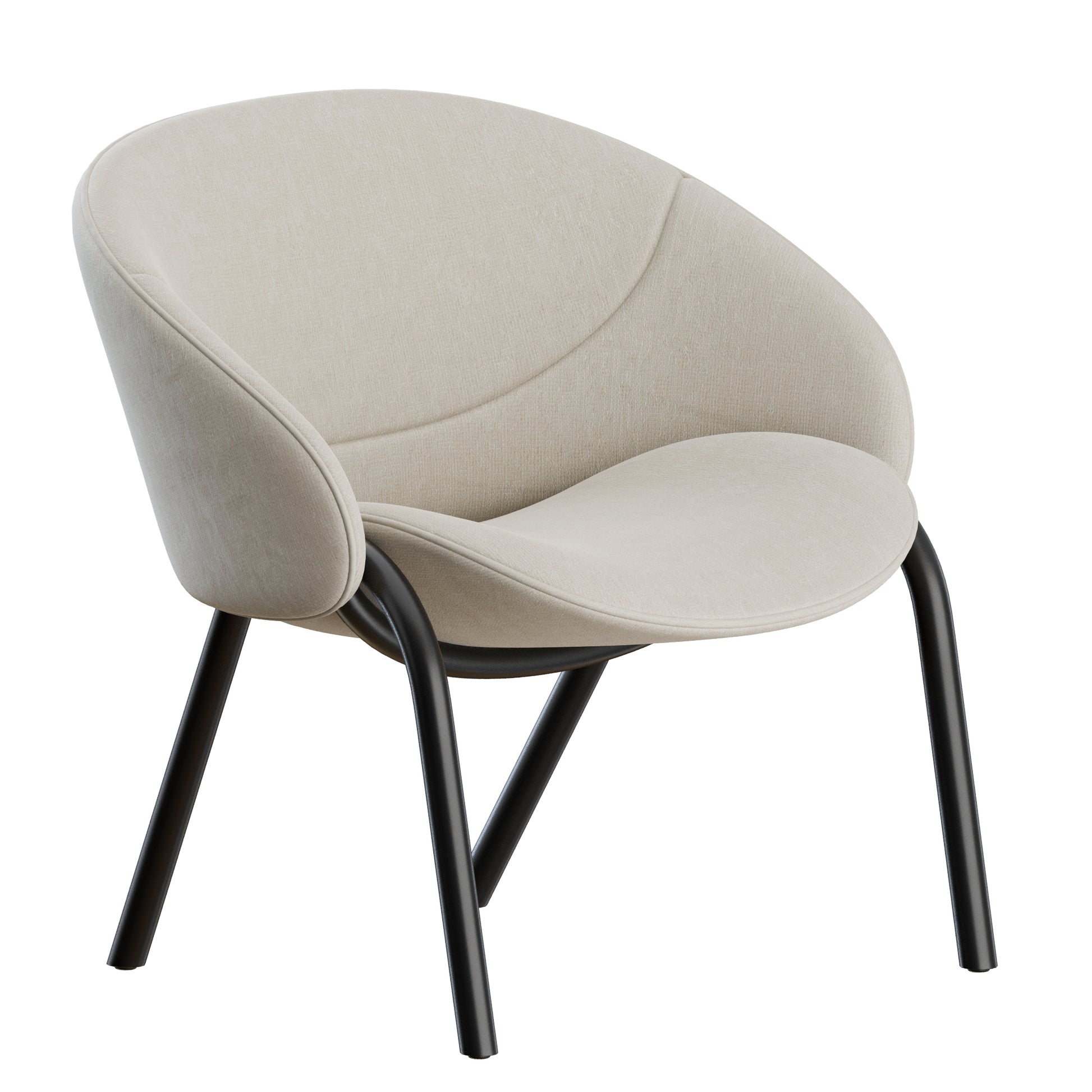 Folium Armchair by Wendelbo 3D Model