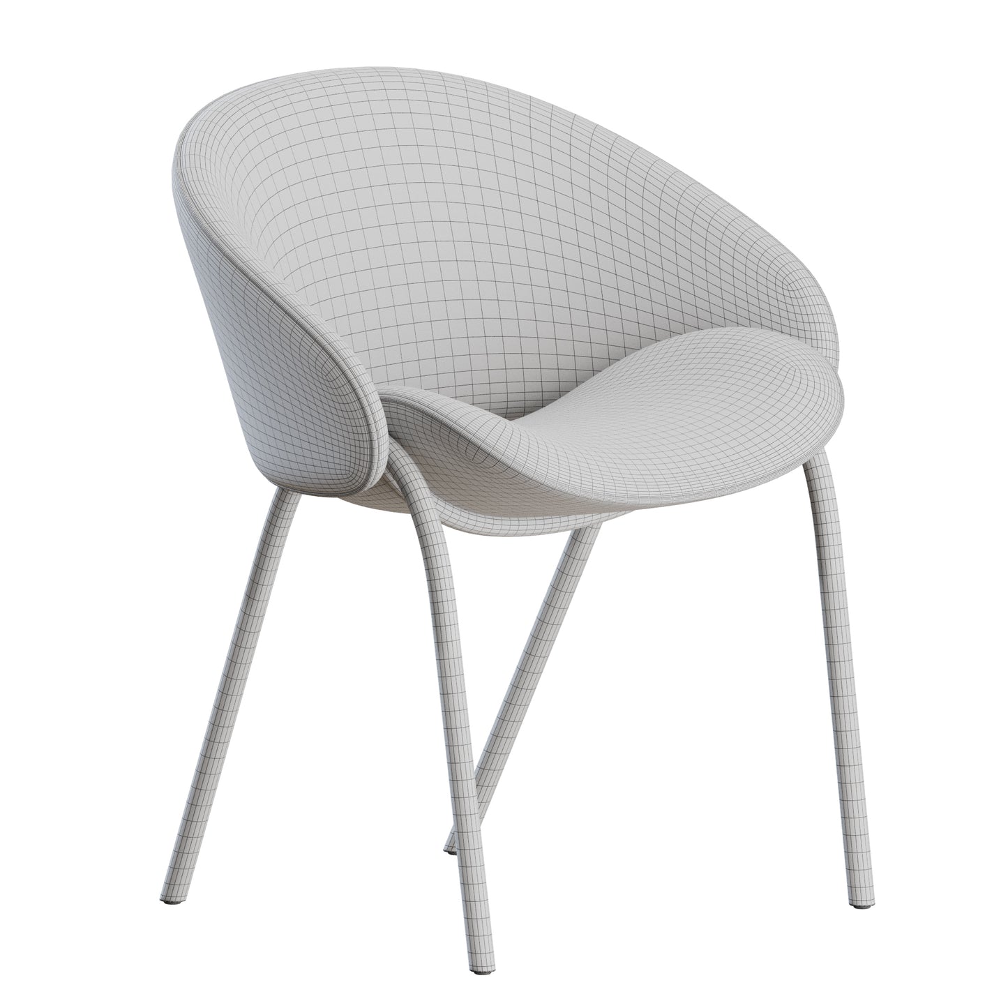 Folium Chair by Wendelbo 3D Model