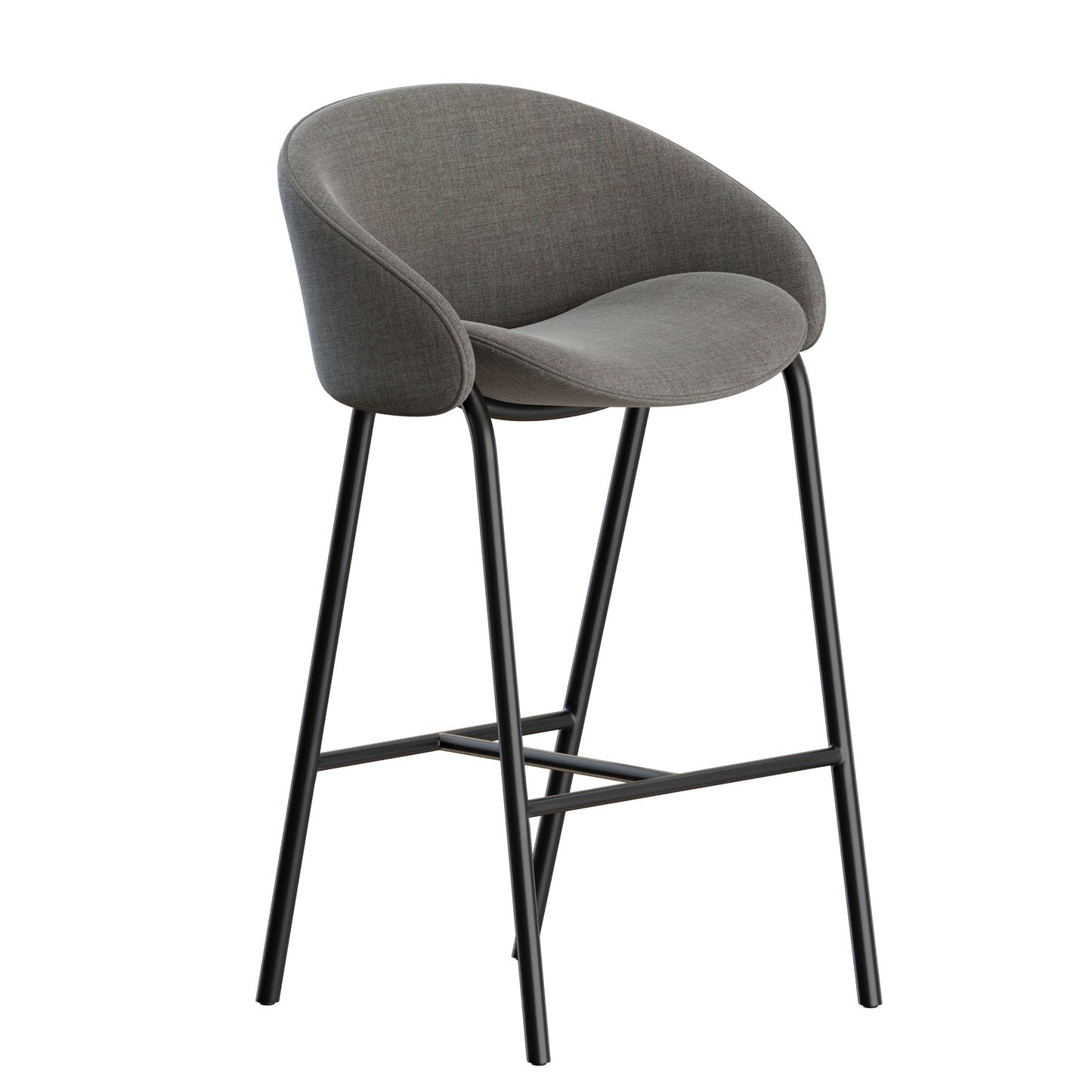Folium Counter Stool by Wendelbo 3D Model