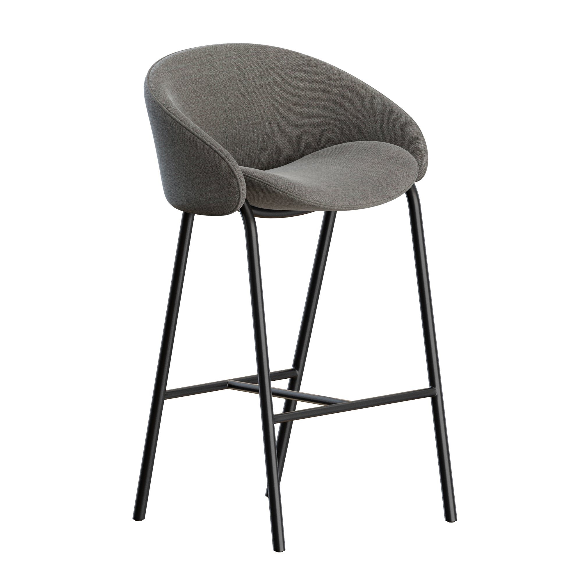 Folium Counter Stool by Wendelbo 3D Model