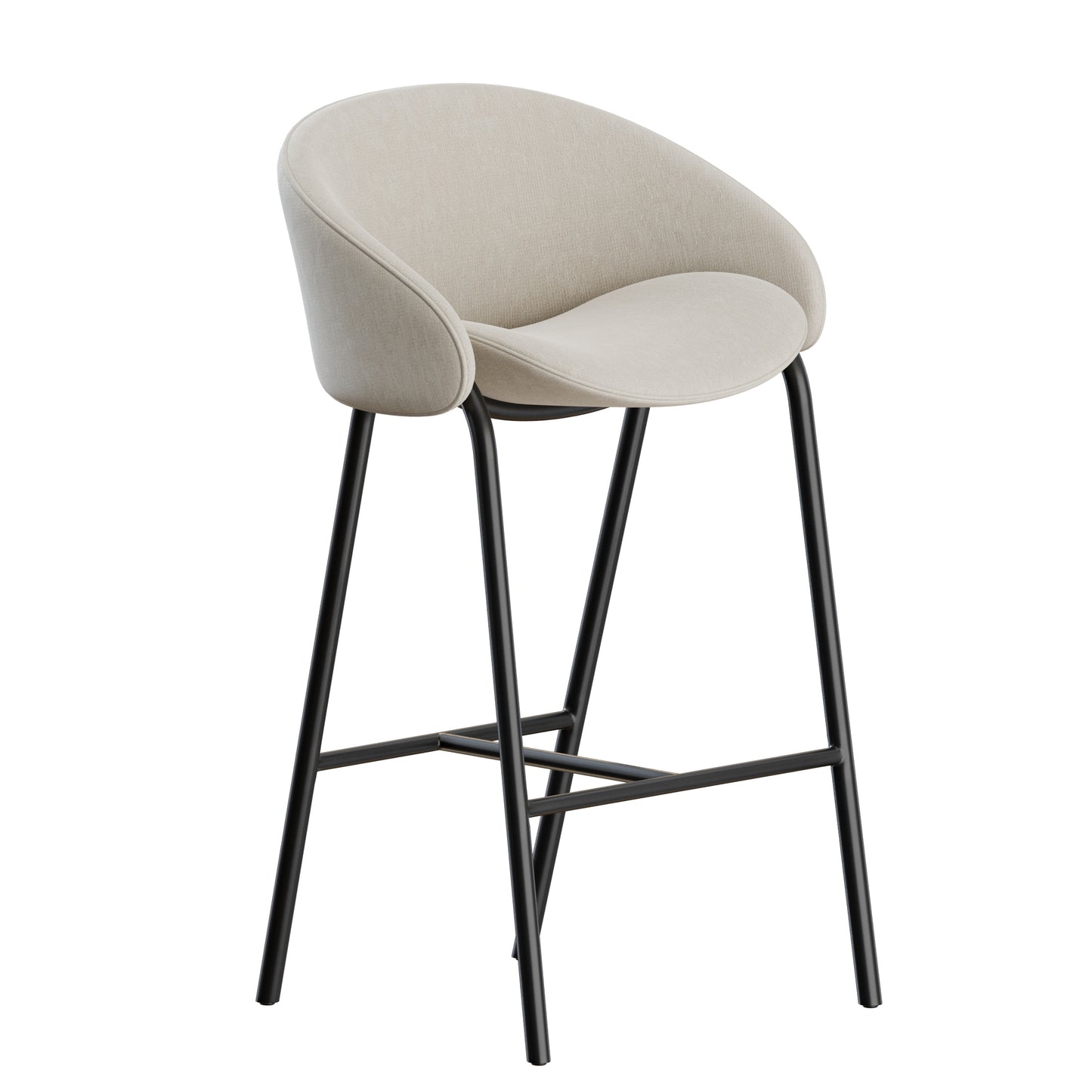 Folium Counter Stool by Wendelbo 3D Model