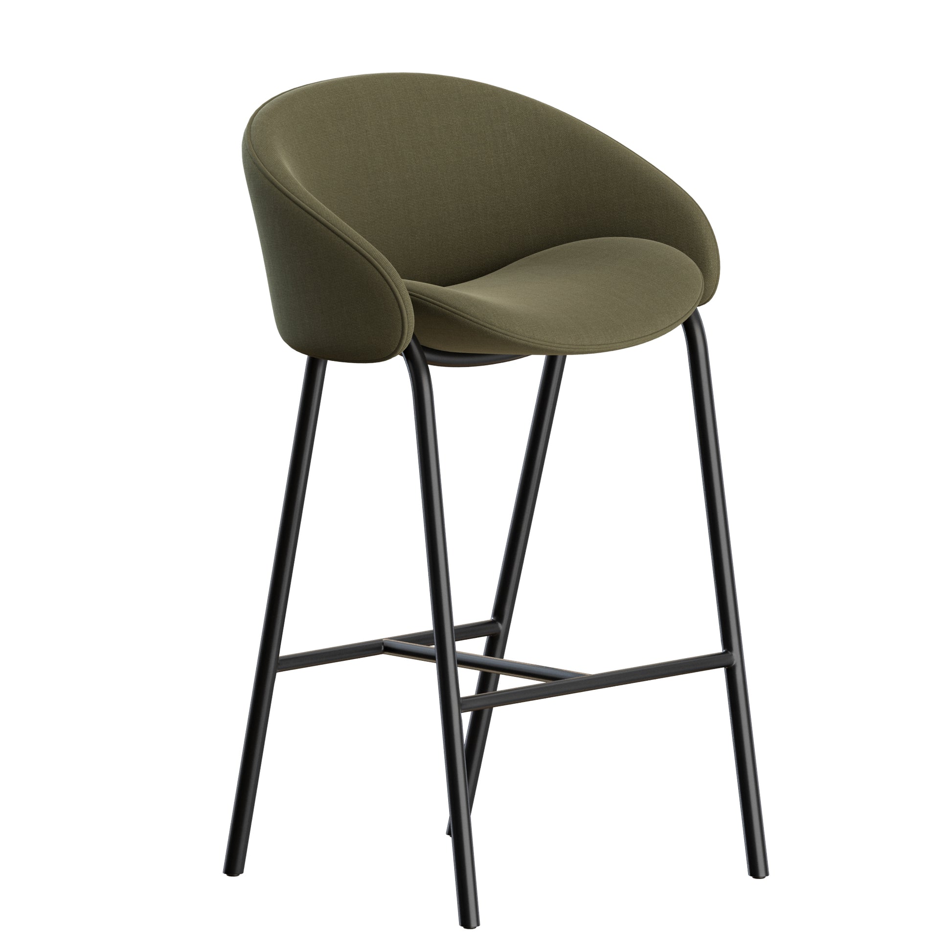 Folium Counter Stool by Wendelbo 3D Model