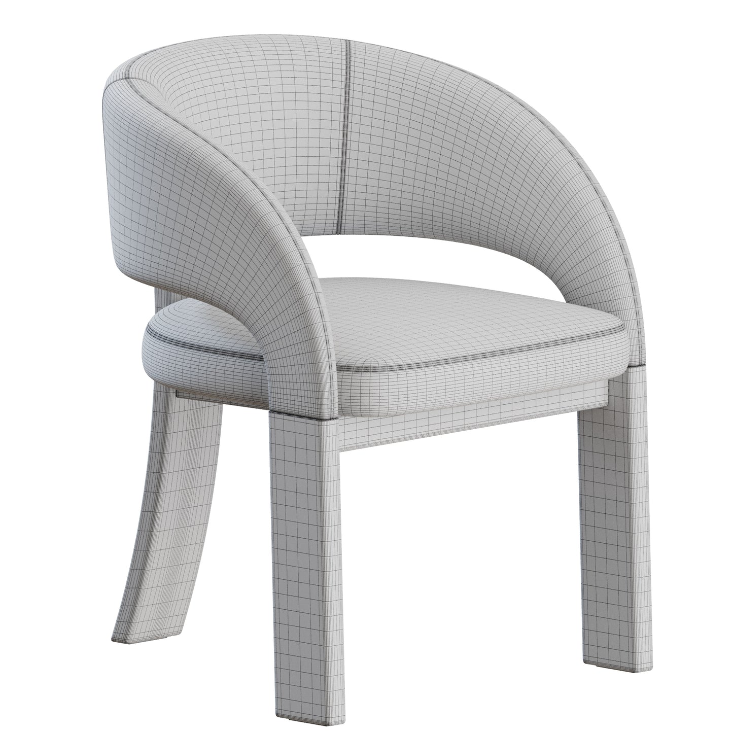 Fosca Chair by Frigerio 3D Model