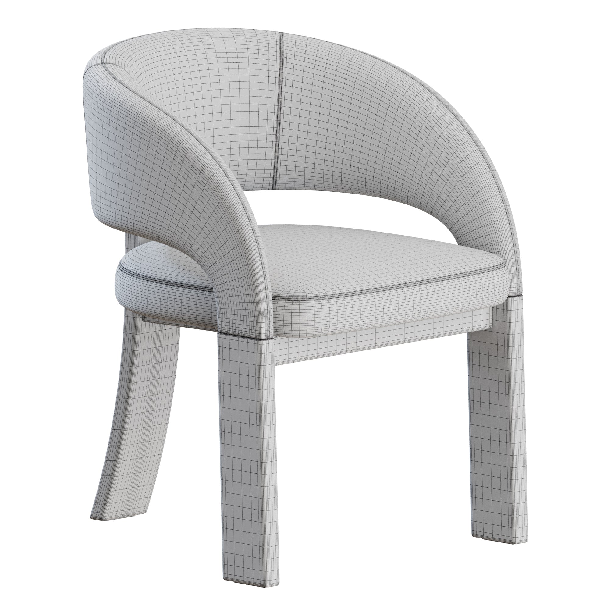 Fosca Chair by Frigerio 3D Model