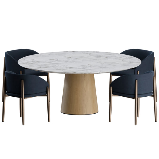 Frank Chair Materic Table by Porro 3D Model