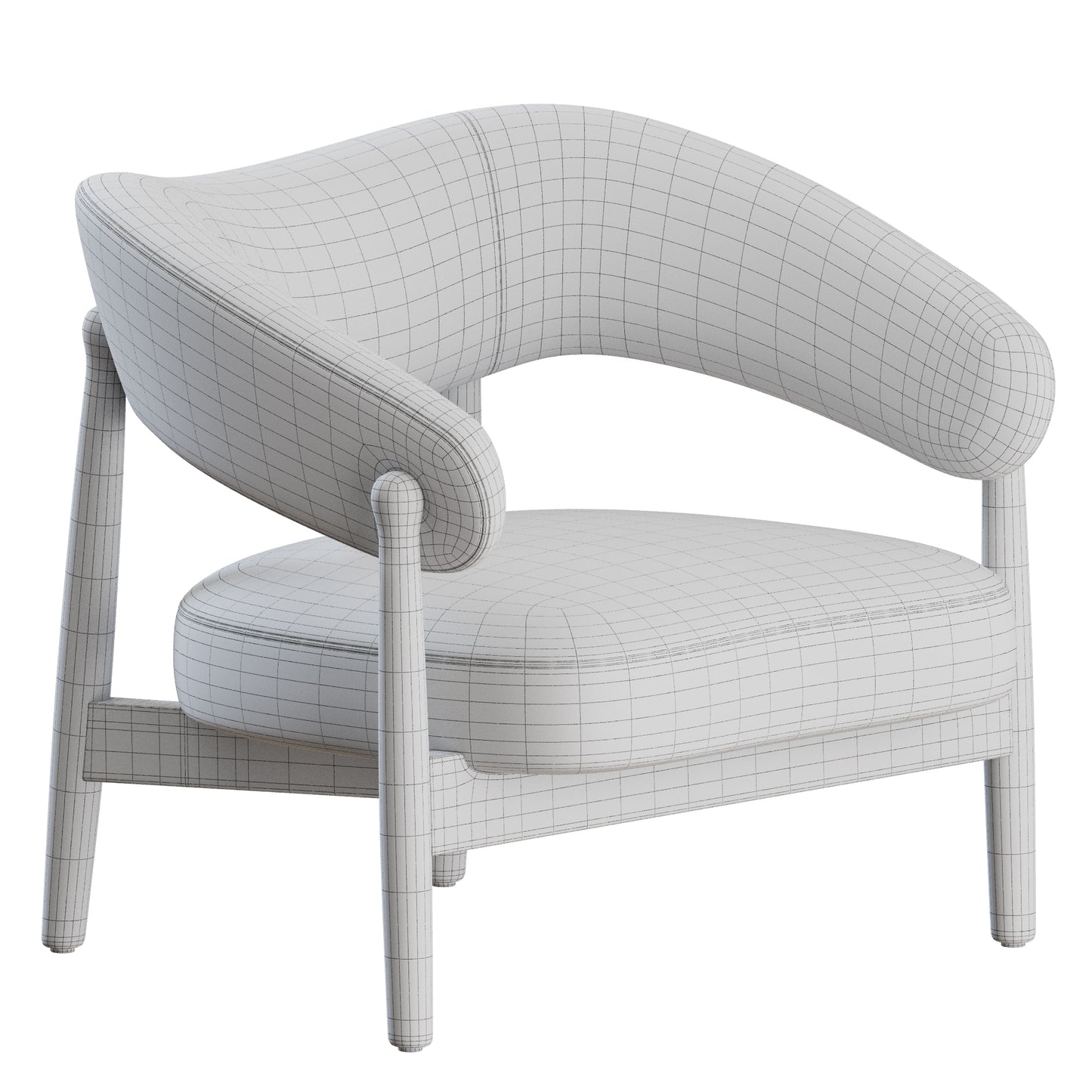 Frenchmen Street Lounge Chair by Man Of Parts 3D Model