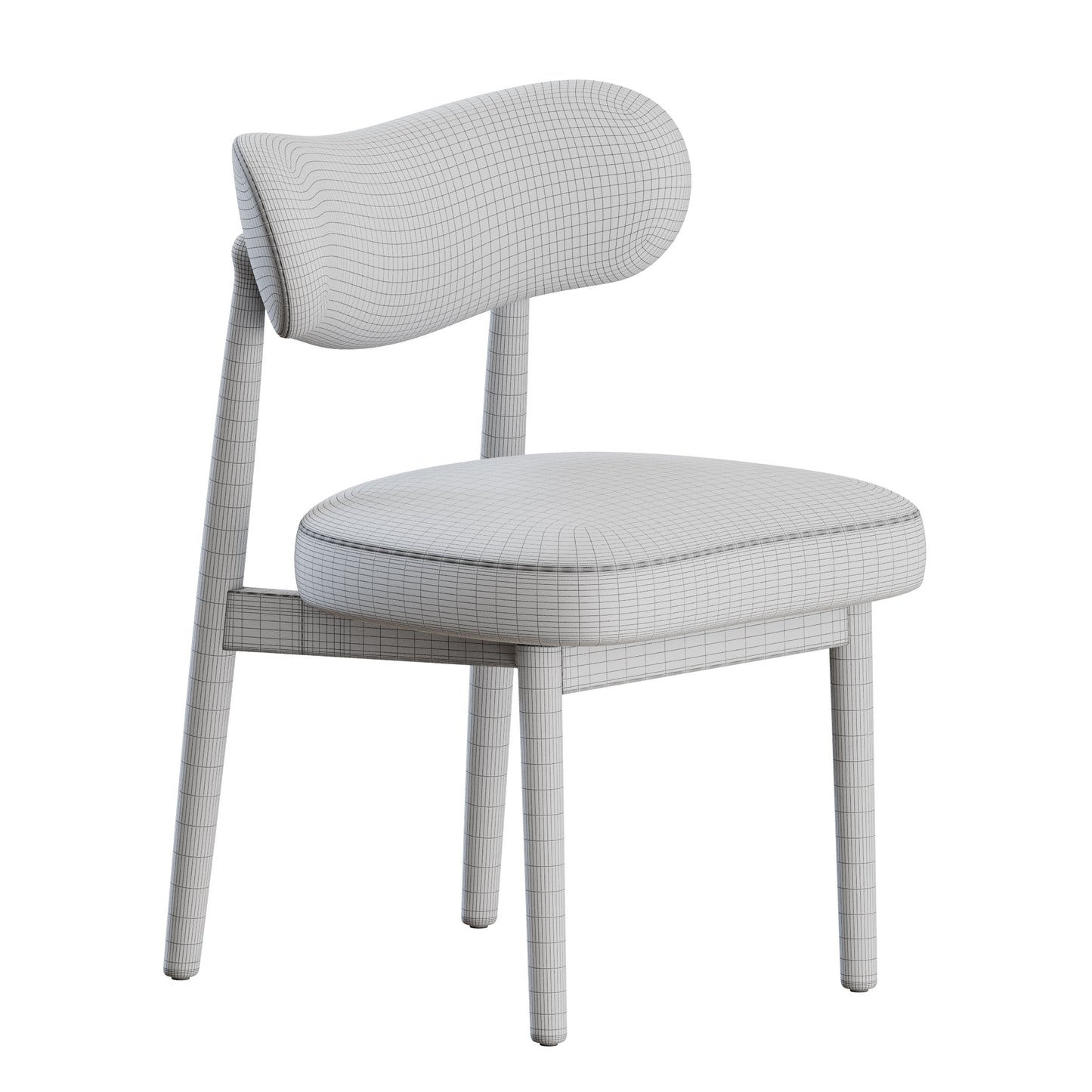 Frenchmen Street Side Chair by Man Of Parts 3D Model