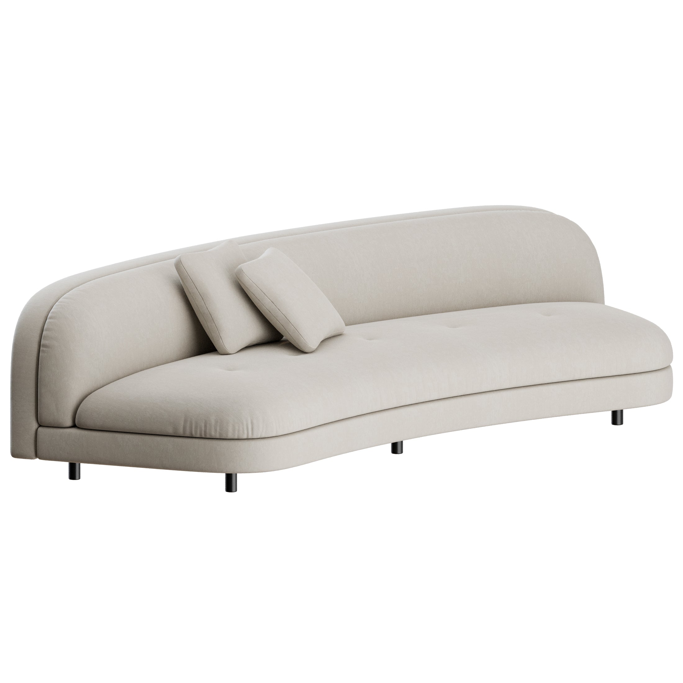 Gala Curved Sofa by Living Divani 3D Model – Add Model