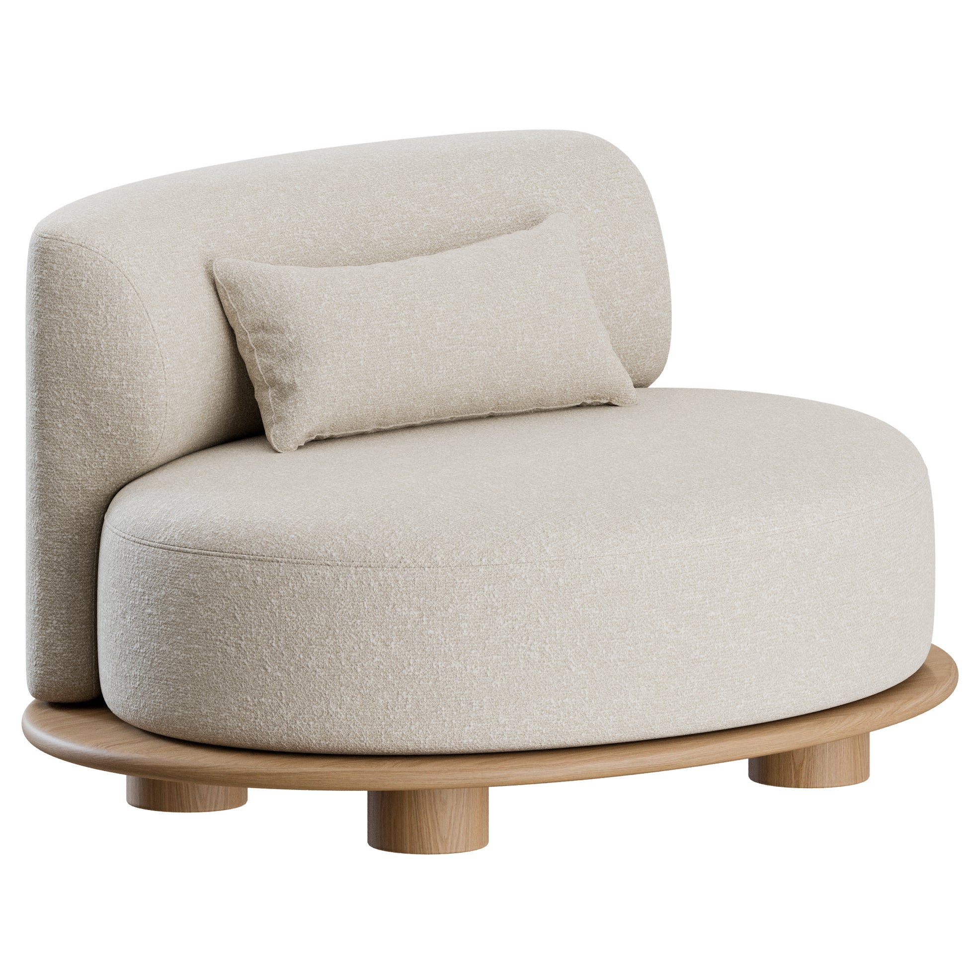 Galapinhos Armchair by Green Apple 3D Model