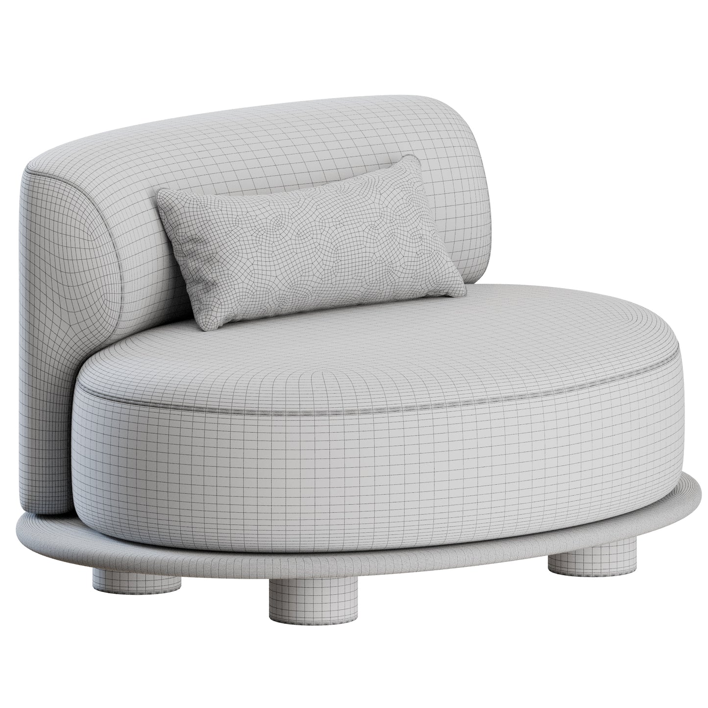 Galapinhos Armchair by Green Apple 3D Model