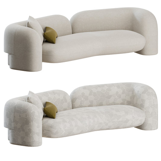 Gio Sofa and Curved by Hessentia 3D Model