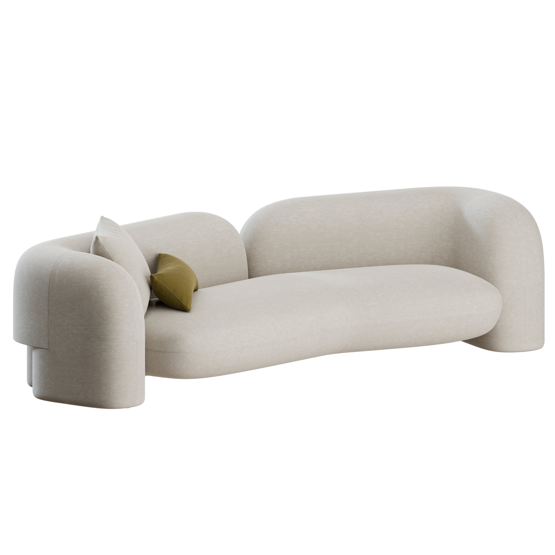Gio Sofa and Curved by Hessentia 3D Model