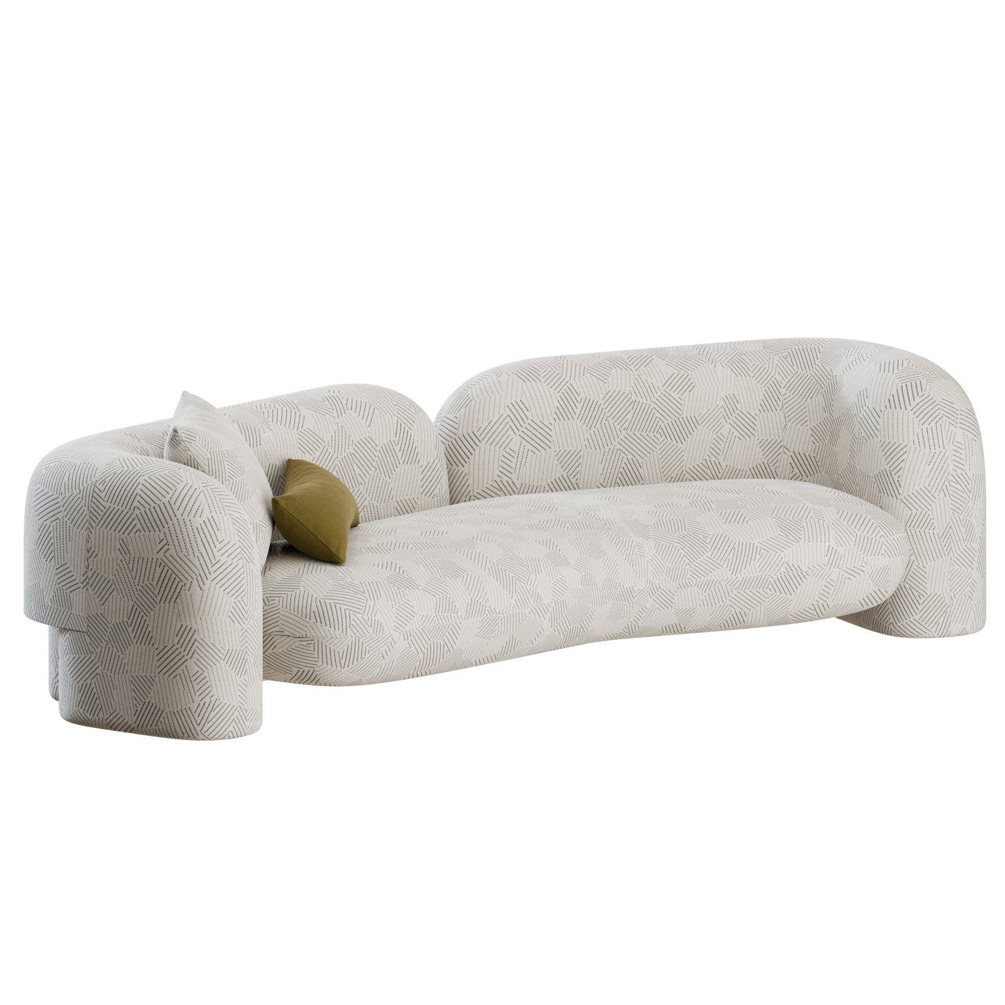 Gio Sofa and Curved by Hessentia 3D Model