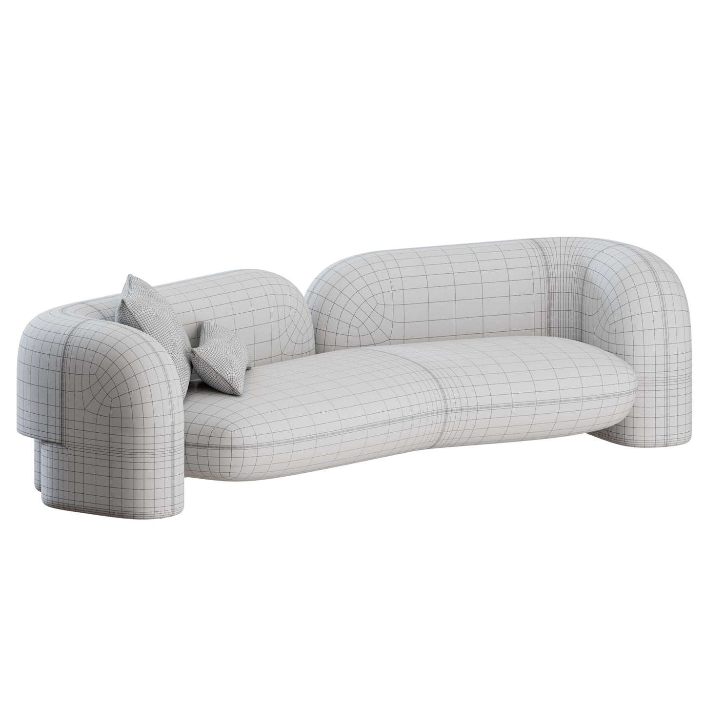 Gio Sofa and Curved by Hessentia 3D Model