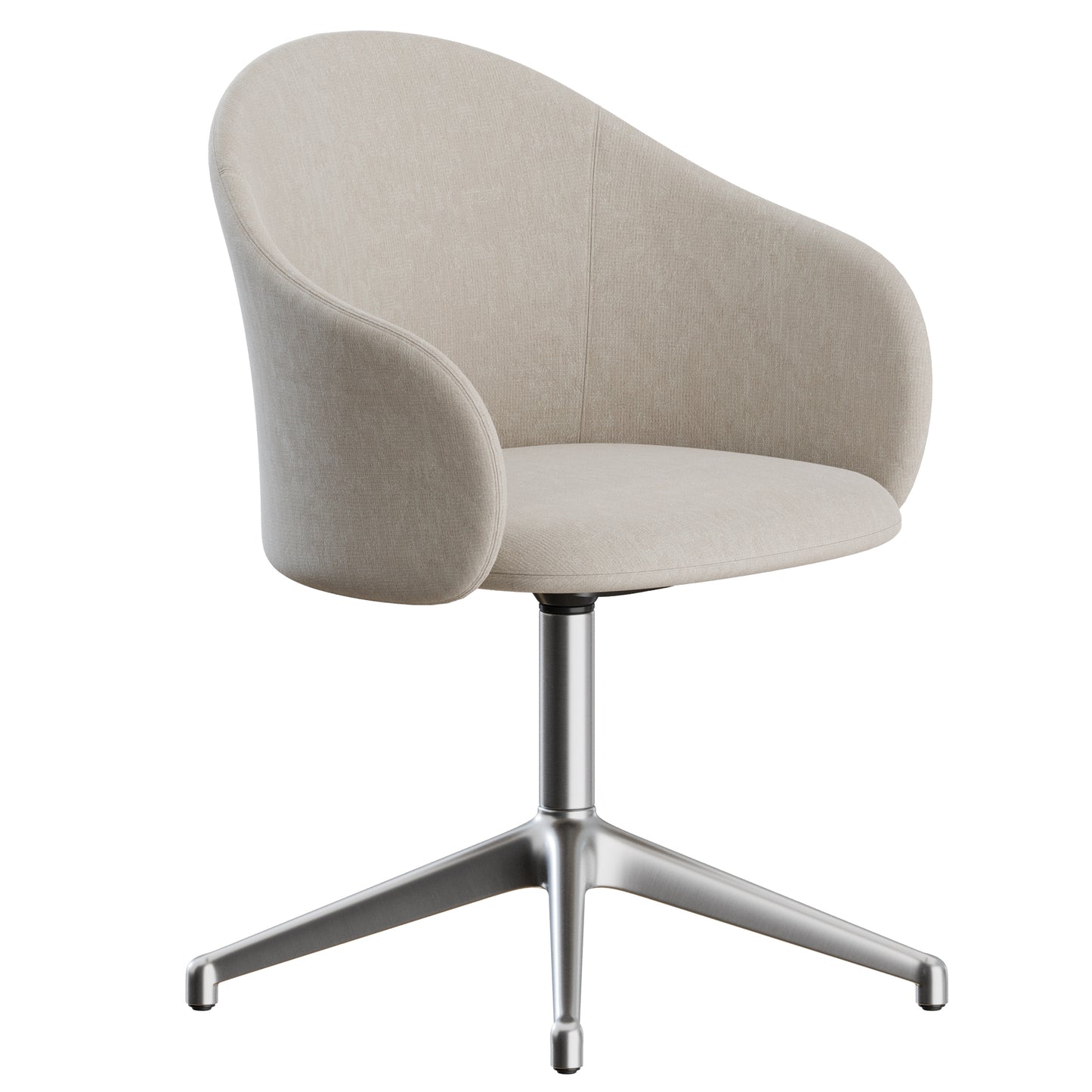 Gomo Chair Swivel 4 Legs by Fredericia 3D Model