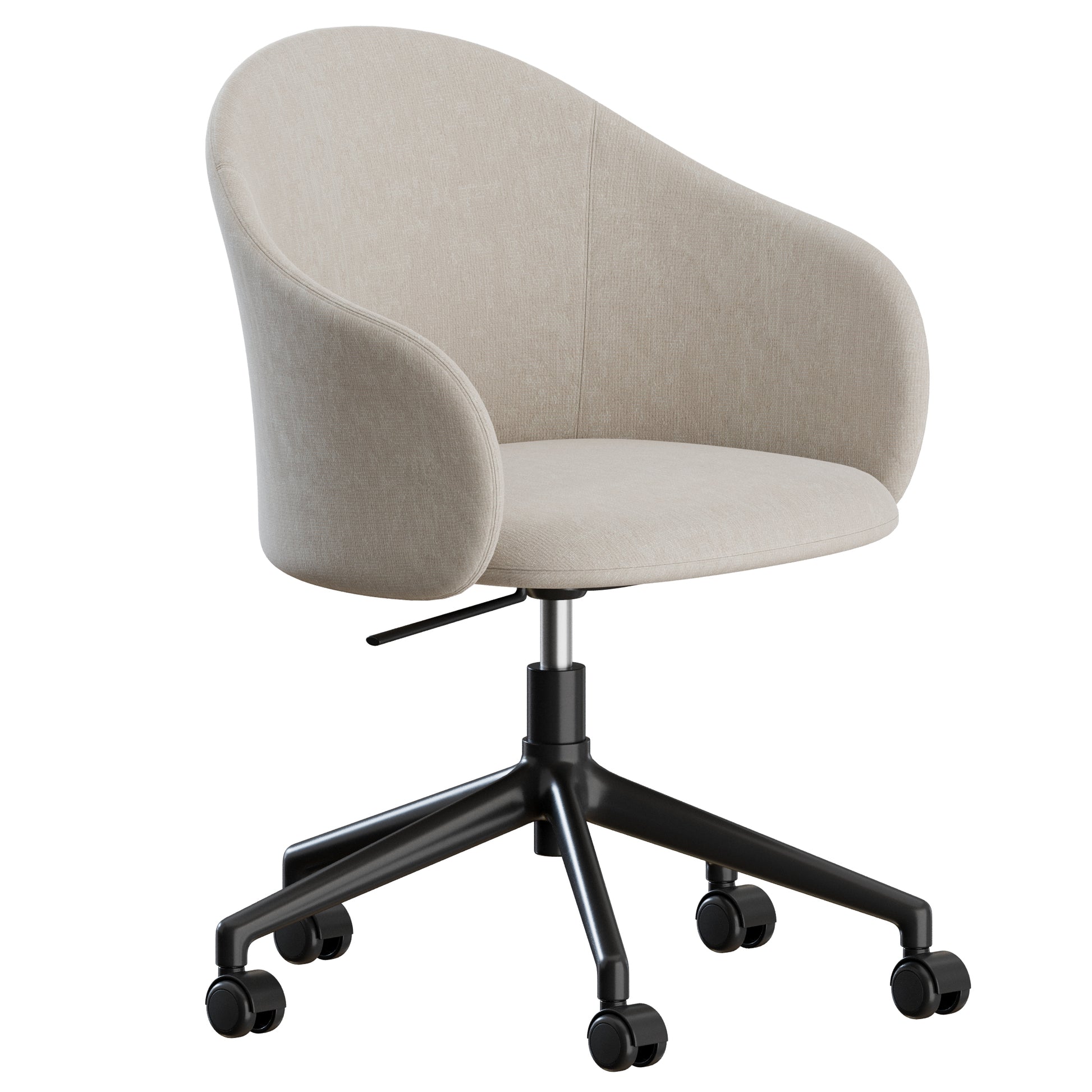 Gomo Chair Swivel 5 Legs by Fredericia 3D Model