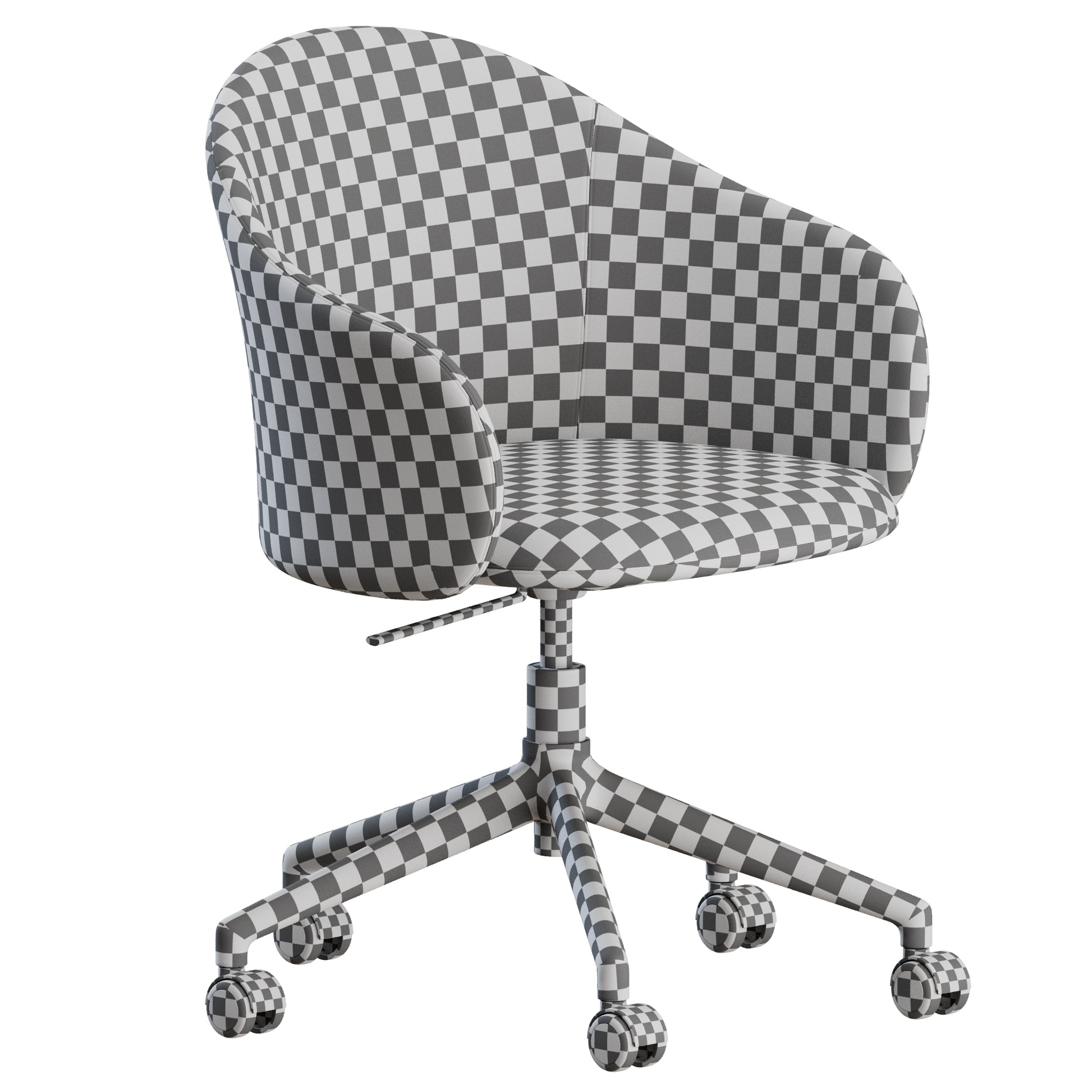 Gomo Chair Swivel 5 Legs by Fredericia 3D Model