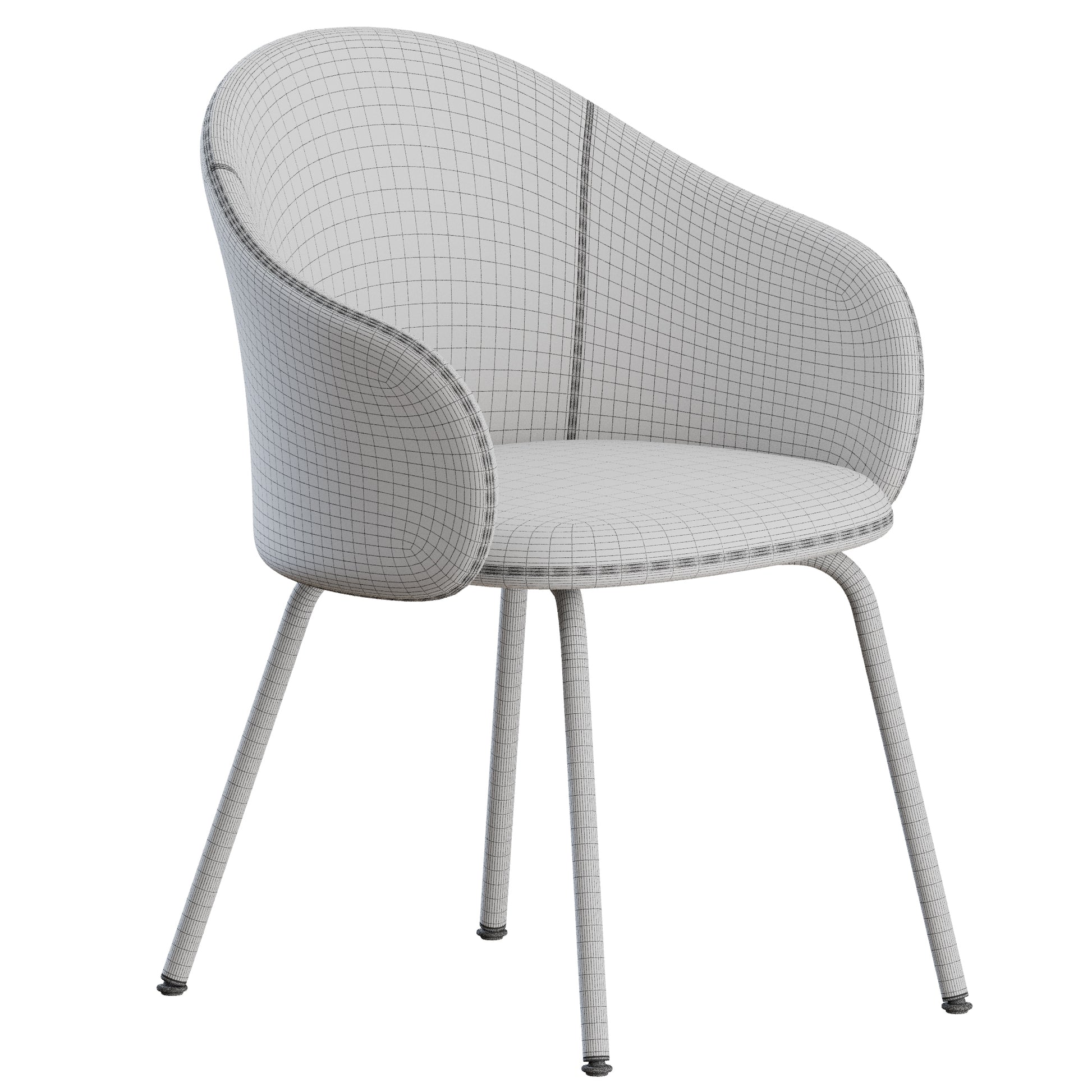 Gomo Chair Tube by Fredericia 3D Model
