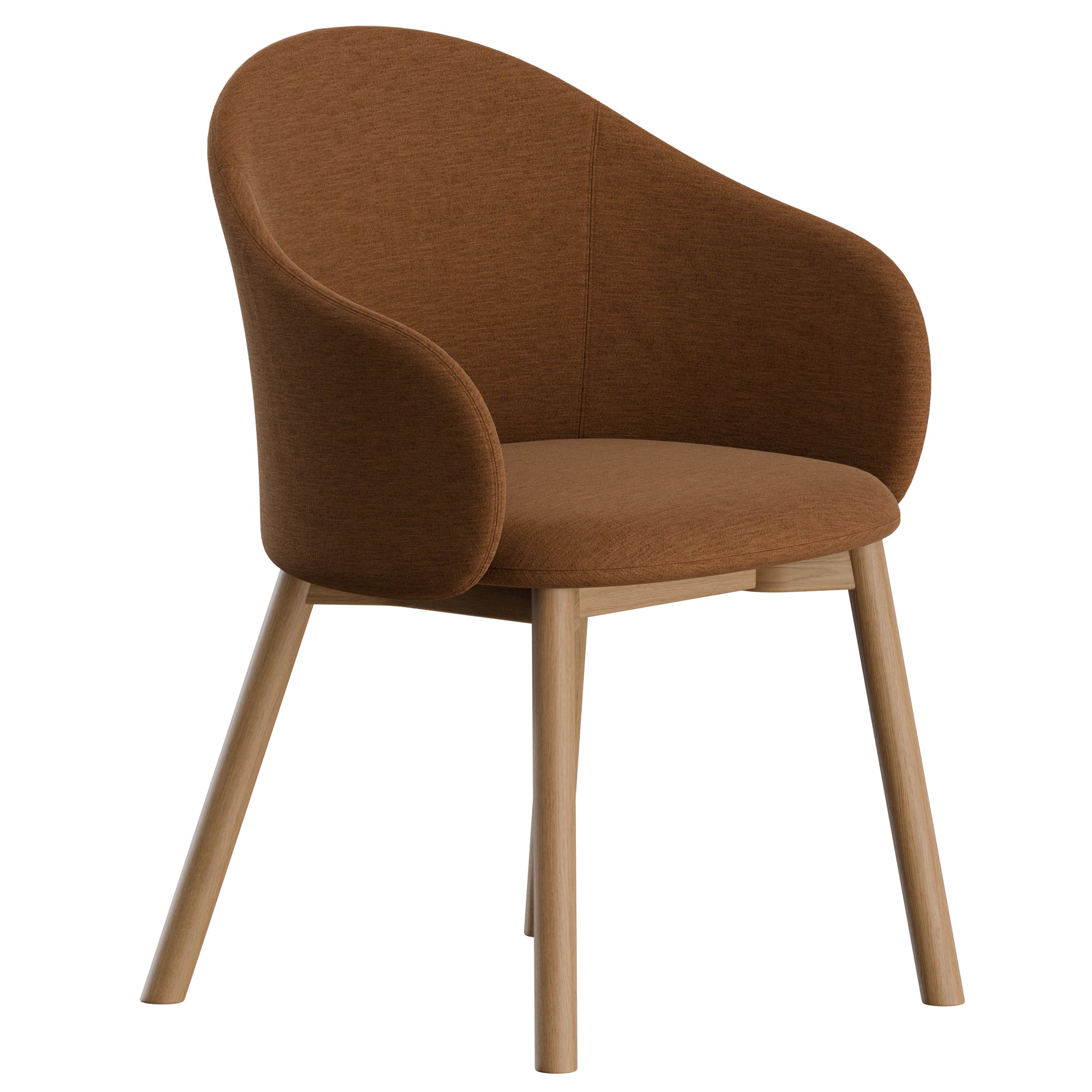 Gomo Chair Wood by Fredericia 3D Model
