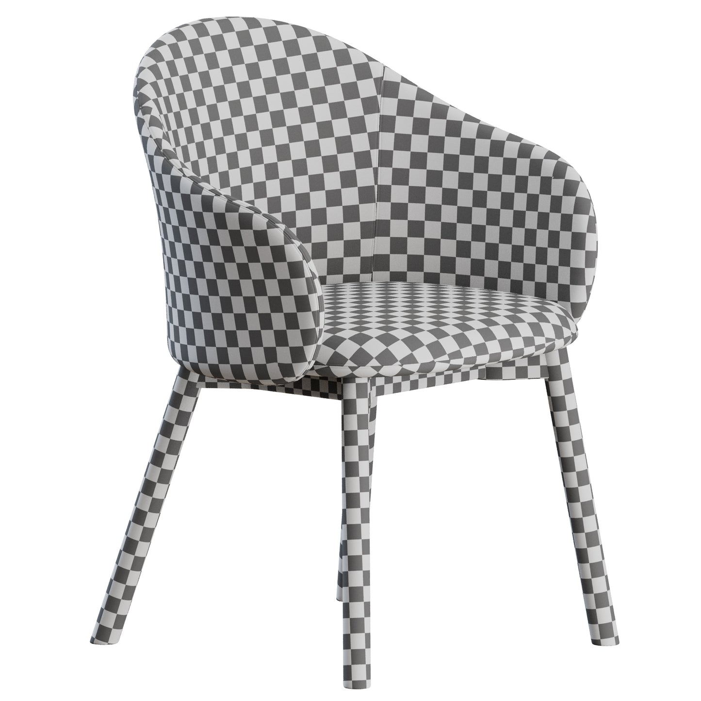 Gomo Chair Wood by Fredericia 3D Model