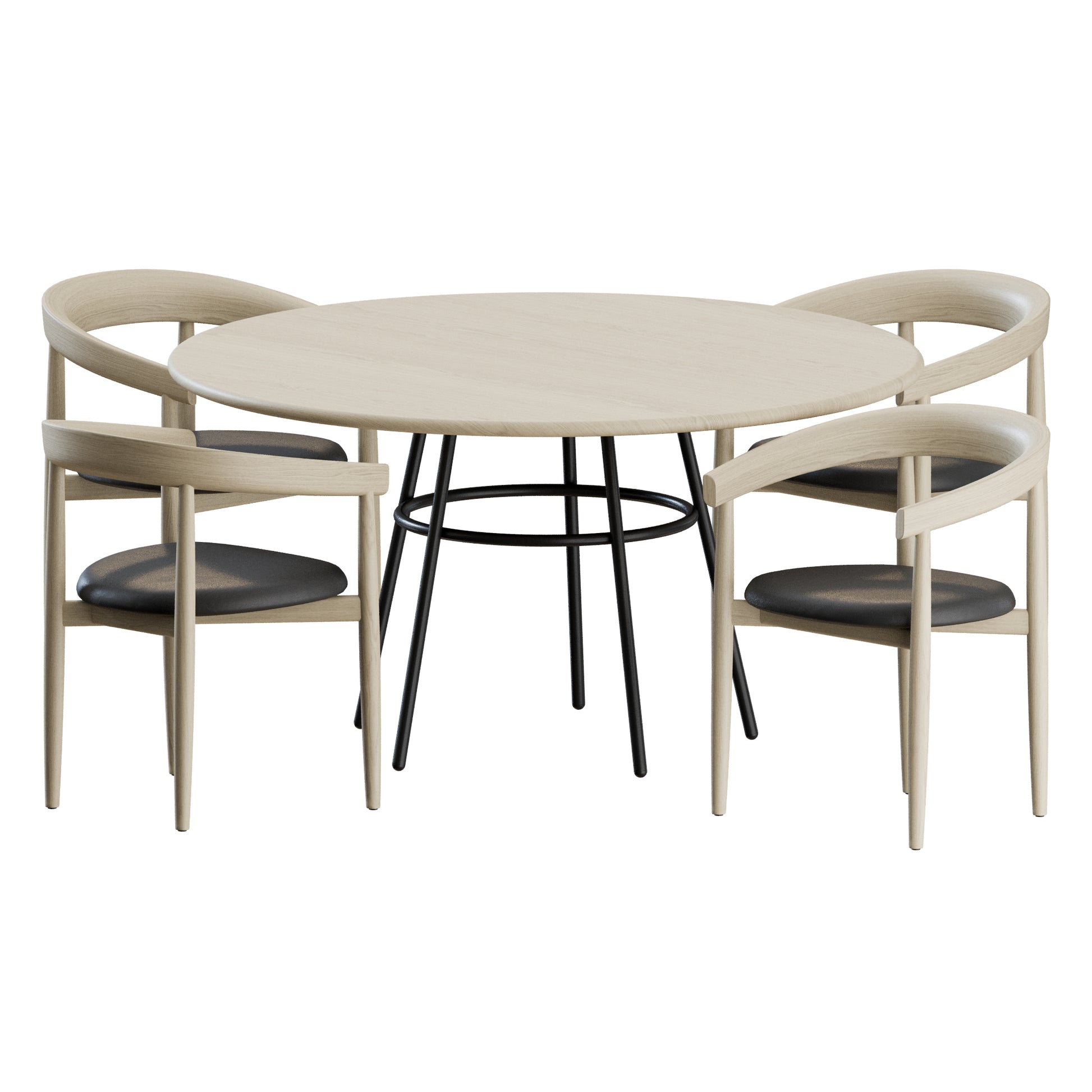 Gourmet Chair Bock Table by Gemla 3D Model