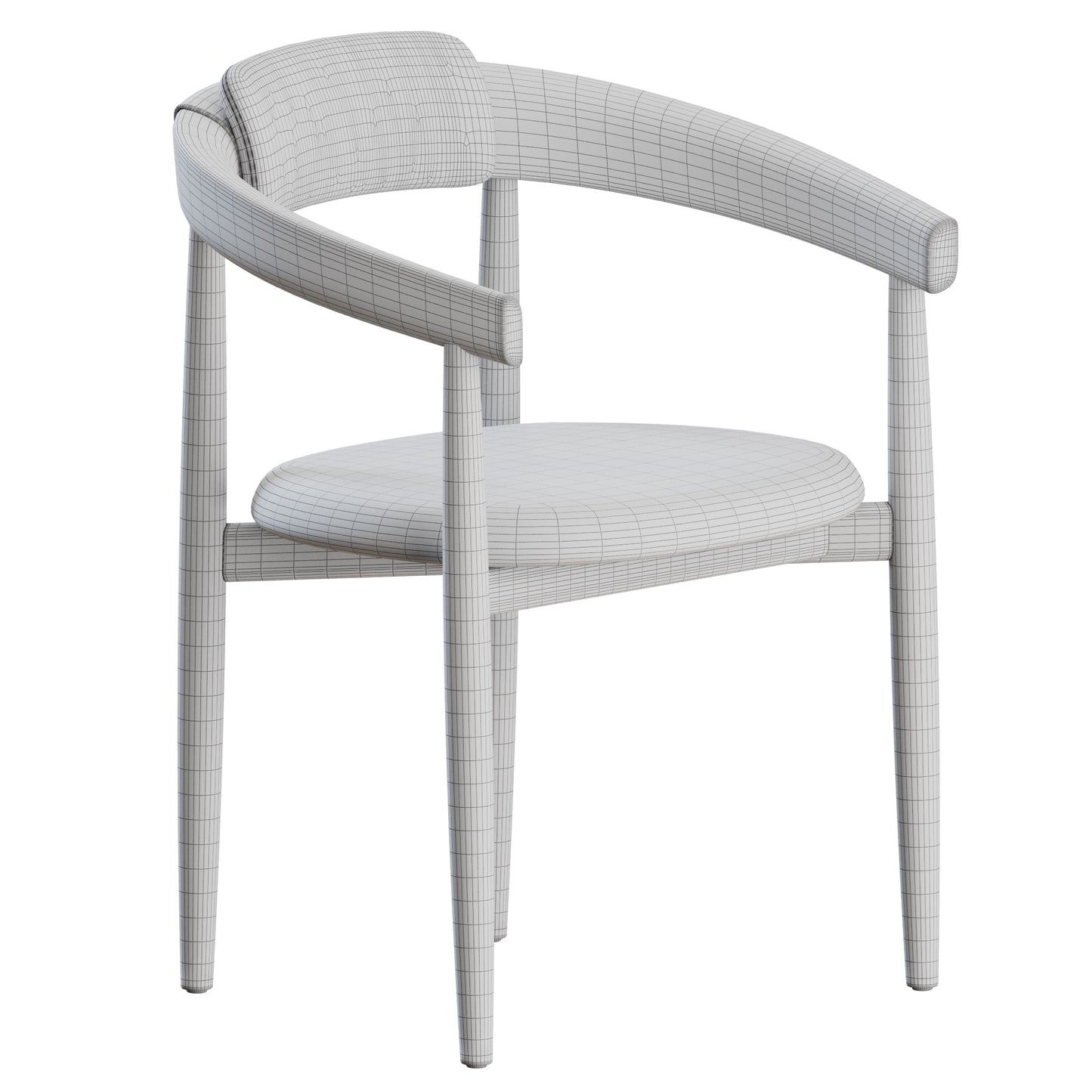 Gourmet Chair Soft Back by Gemla 3D Model