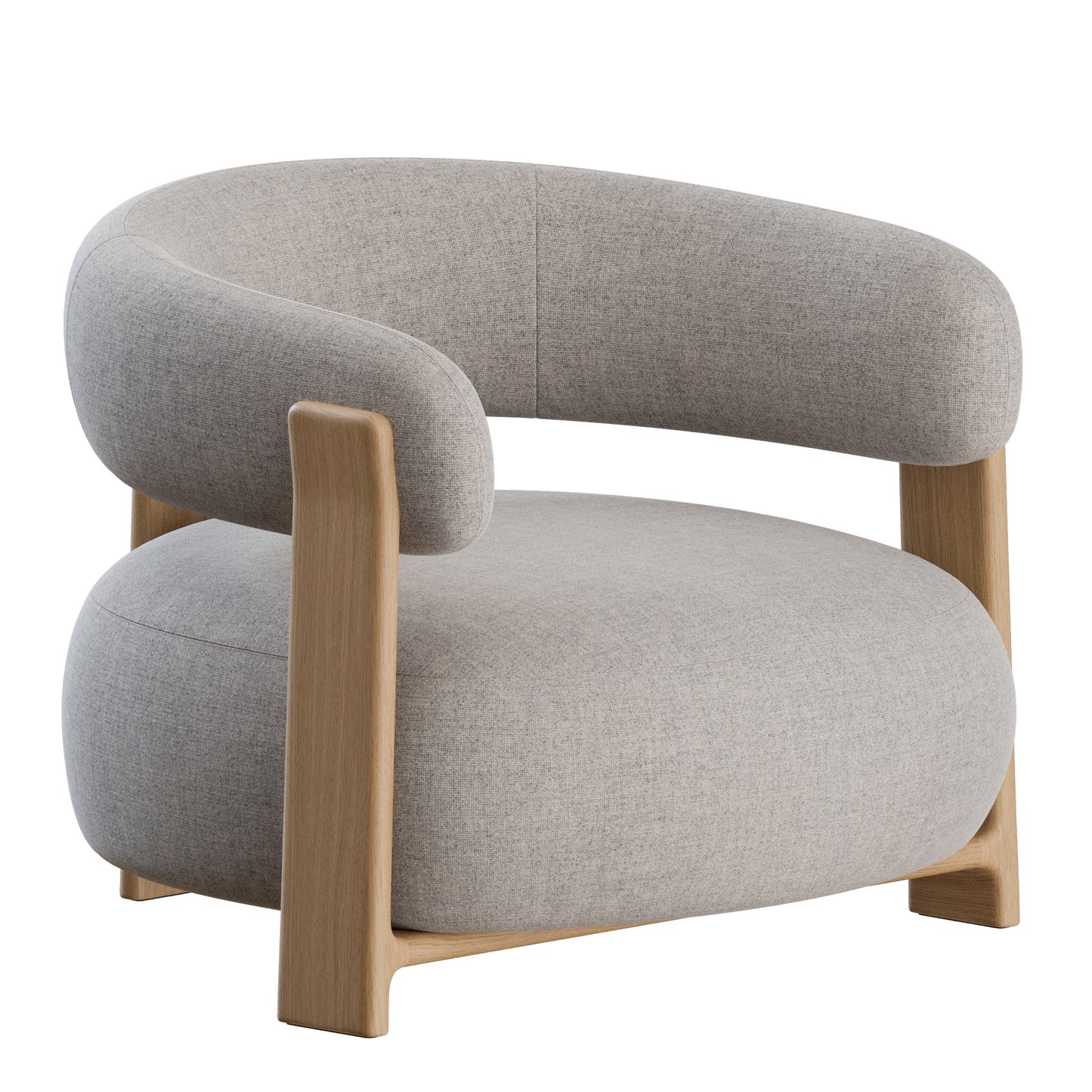 Granite Armchair by Kave Home 3D Model