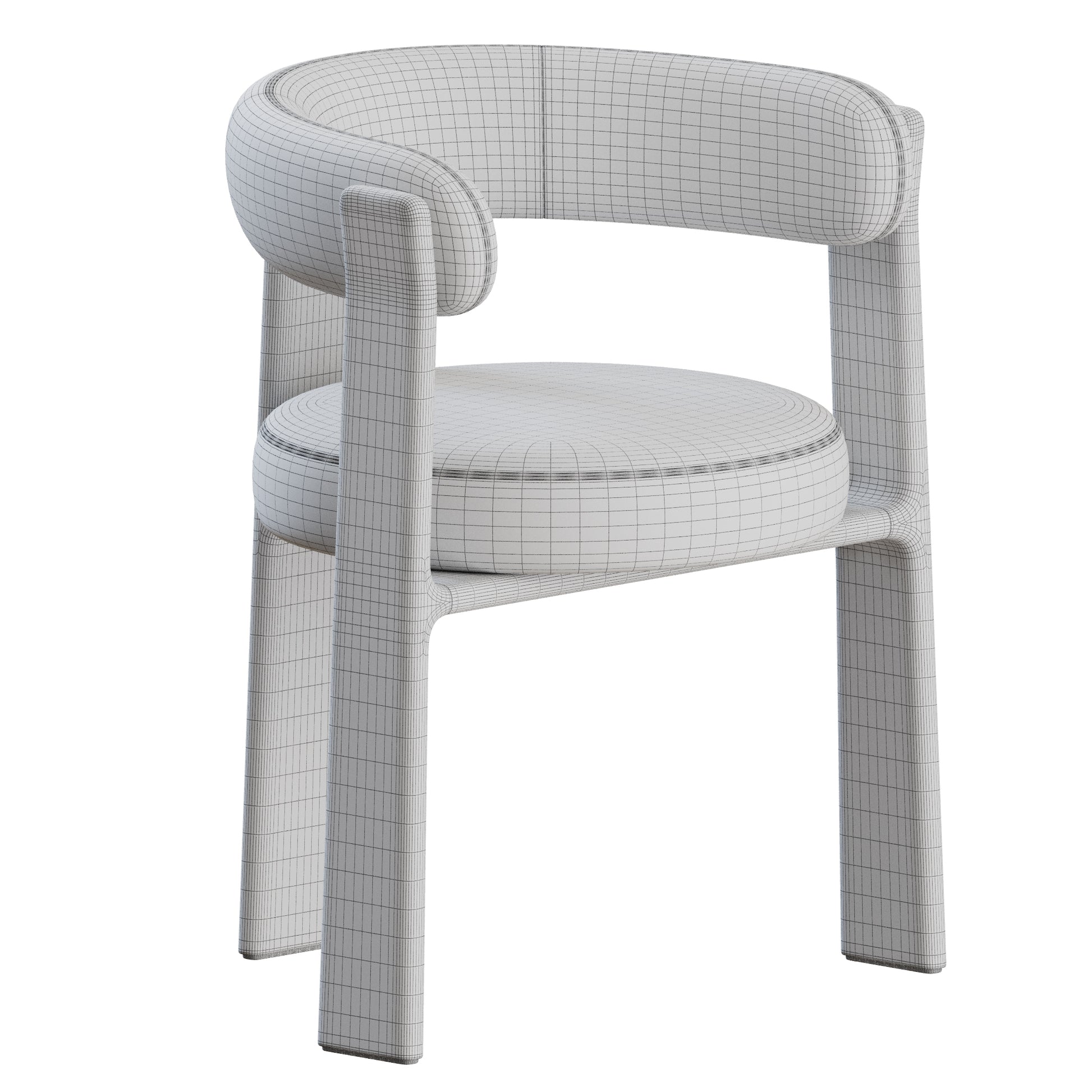 Granite Chair 3 Legs by Kave Home 3D Model