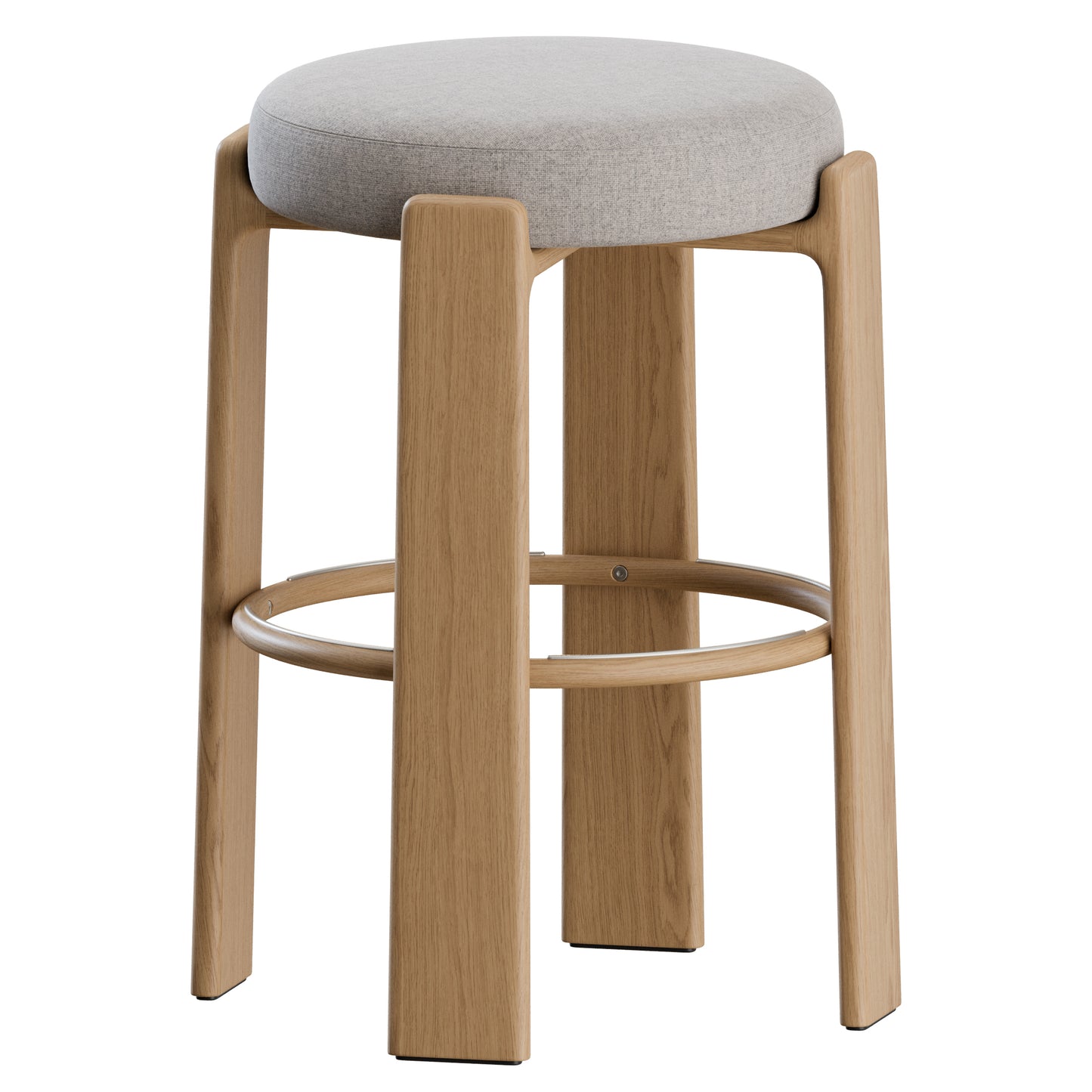 Granite Stool by Kave Home 3D Model