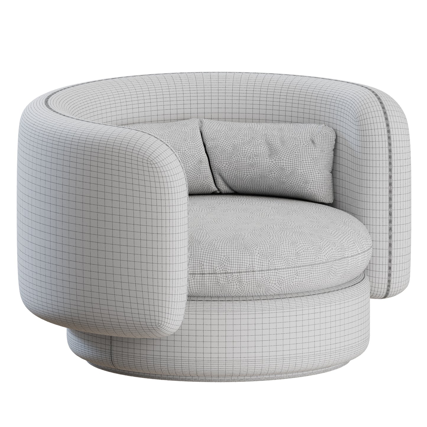 Group Classic Armchair by SCP 3D Model