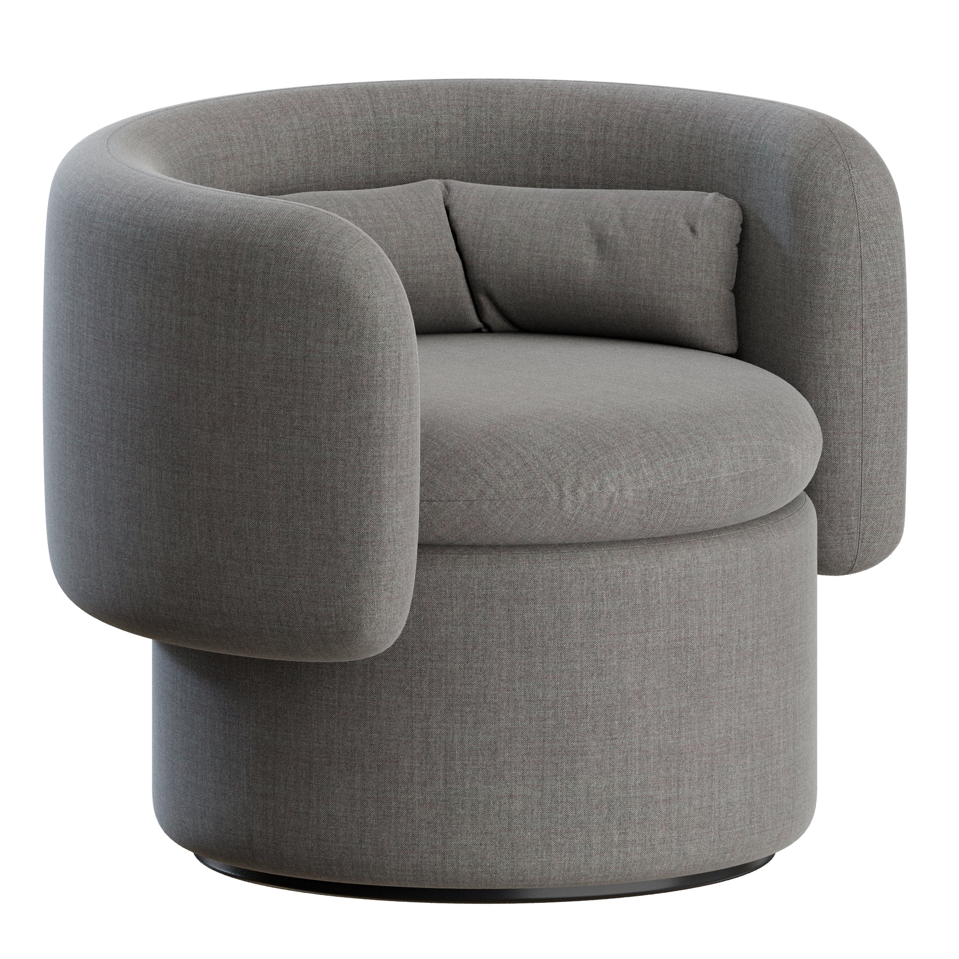 Group Formal Armchair by SCP 3D Model