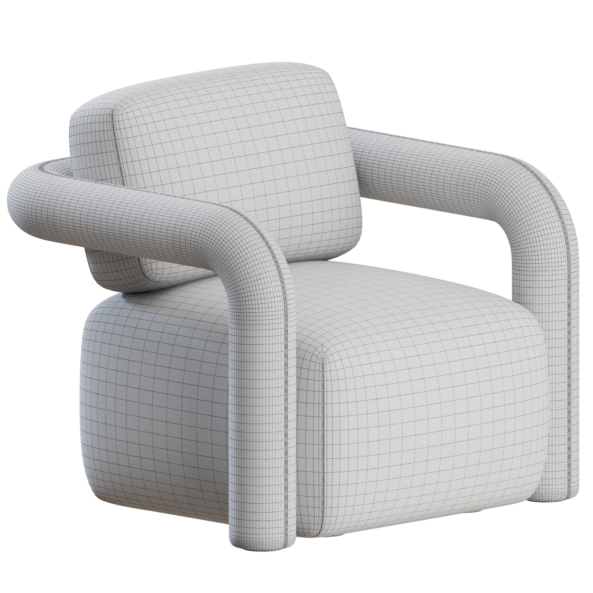 Hairpin Armchair by Ditre Italia 3D Model
