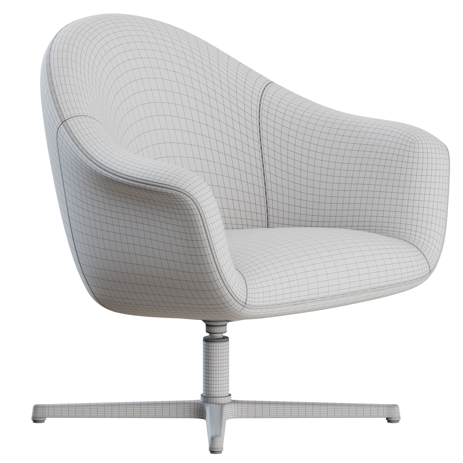Harbour Lounge Chair by Audo Copenhagen 3D Model