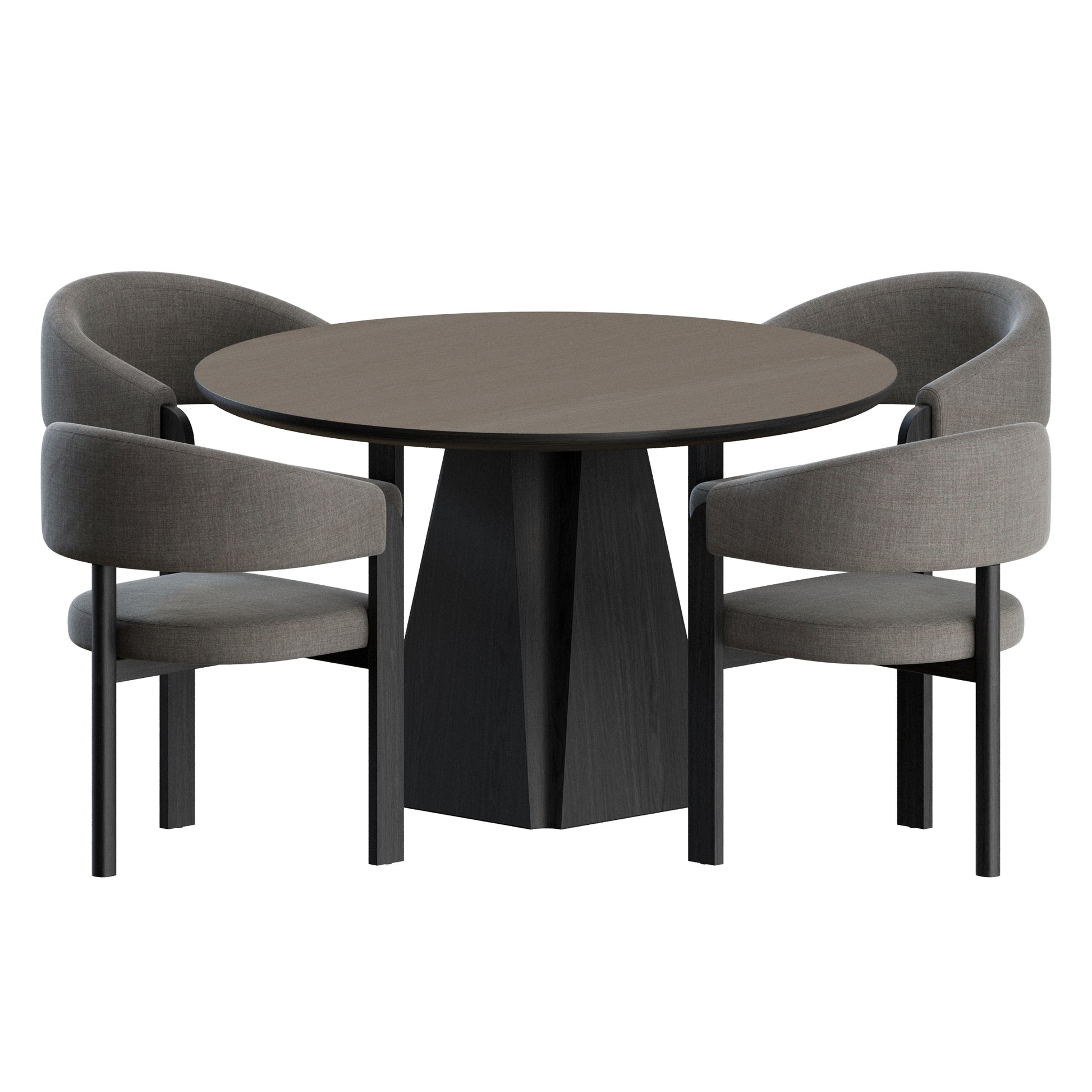Hinterland Chair Prism Table by Daniel Boddam 3D Model