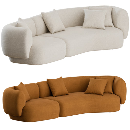 Hug Angular Sofa by Collector Group 3D Model
