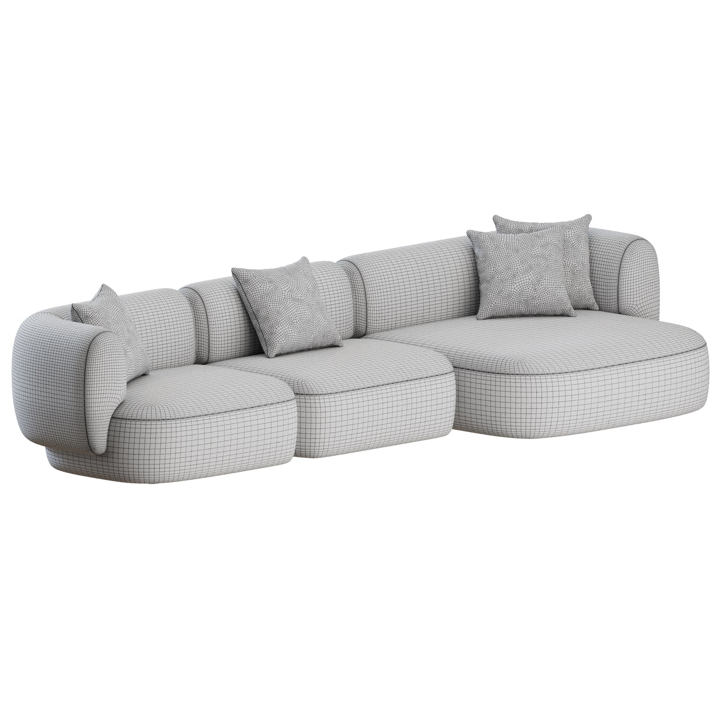 Hug L Shape Sofa by Collector Group 3D Model