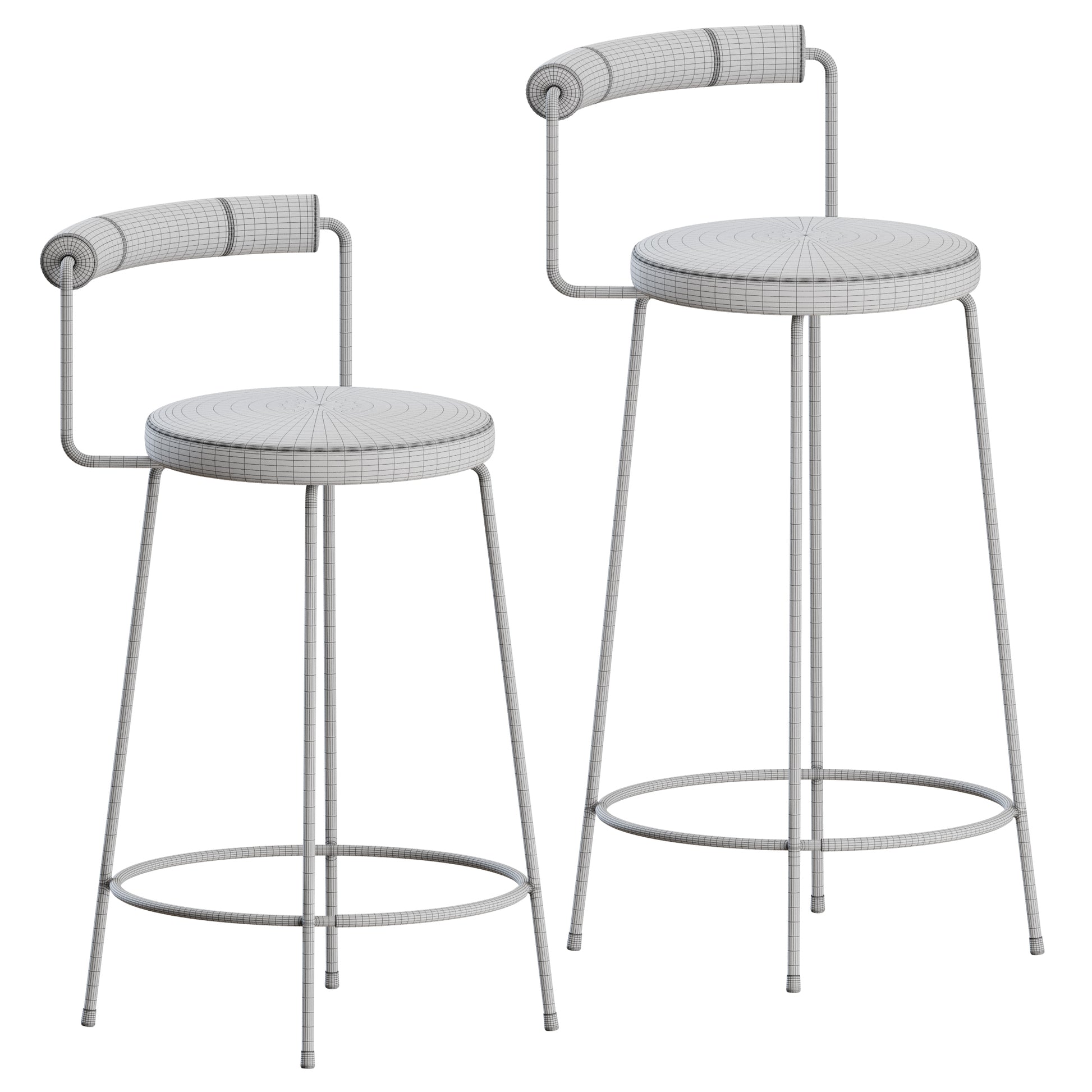 Iva Stool by Grazia and Co 3D Model