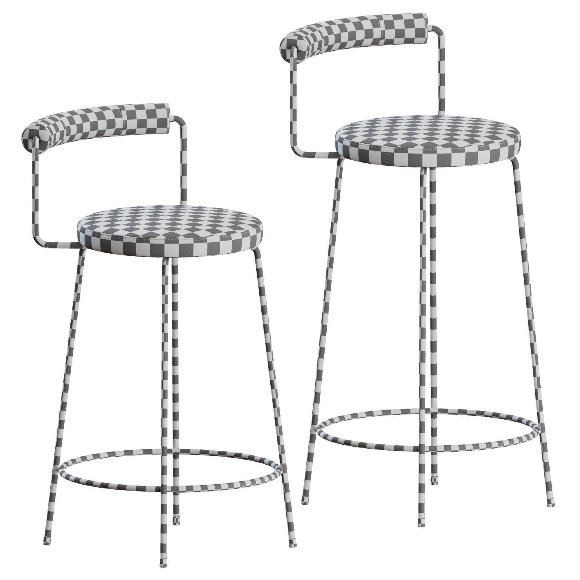 Iva Stool by Grazia and Co 3D Model