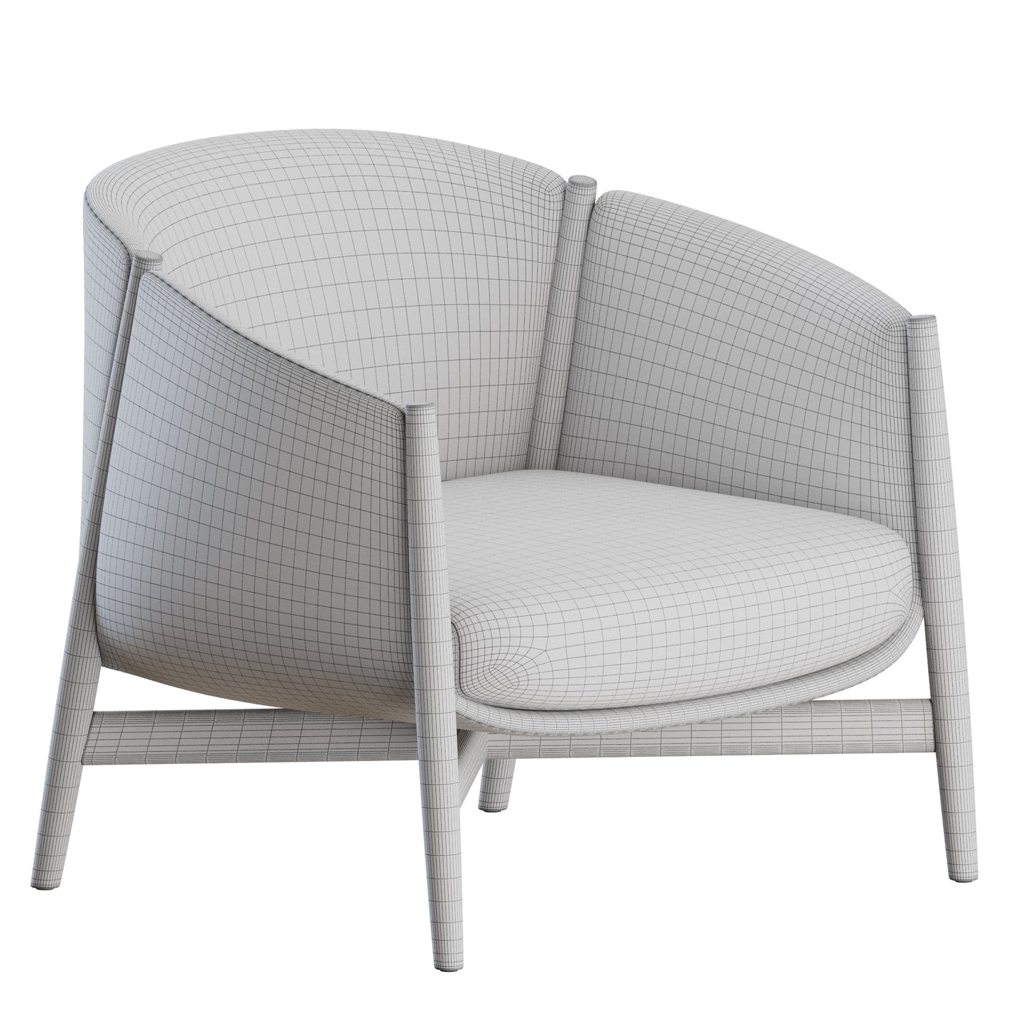 Kagu Armchair by COR 3D Model