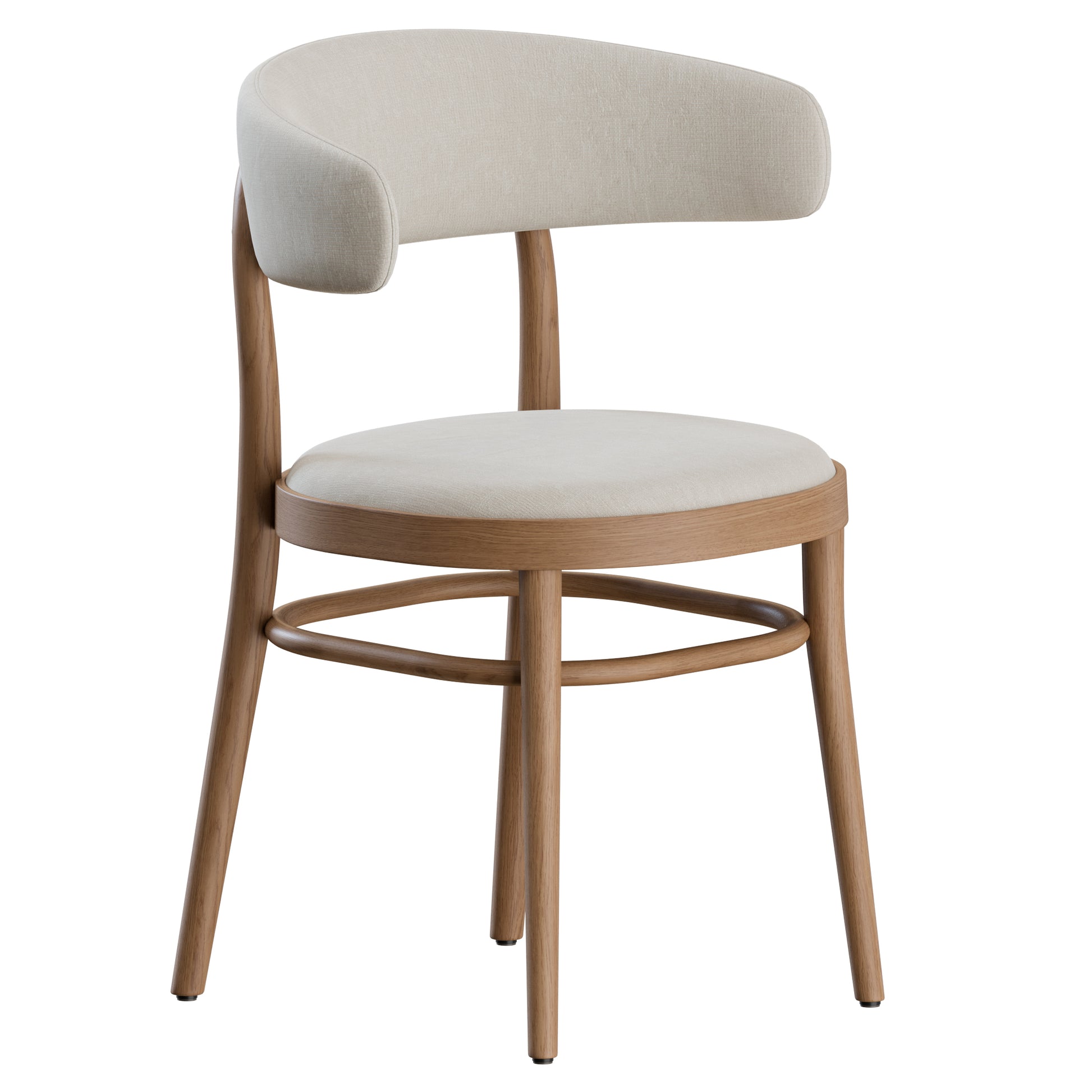 Kipferl Chair Armrest by Thonet 3D Model