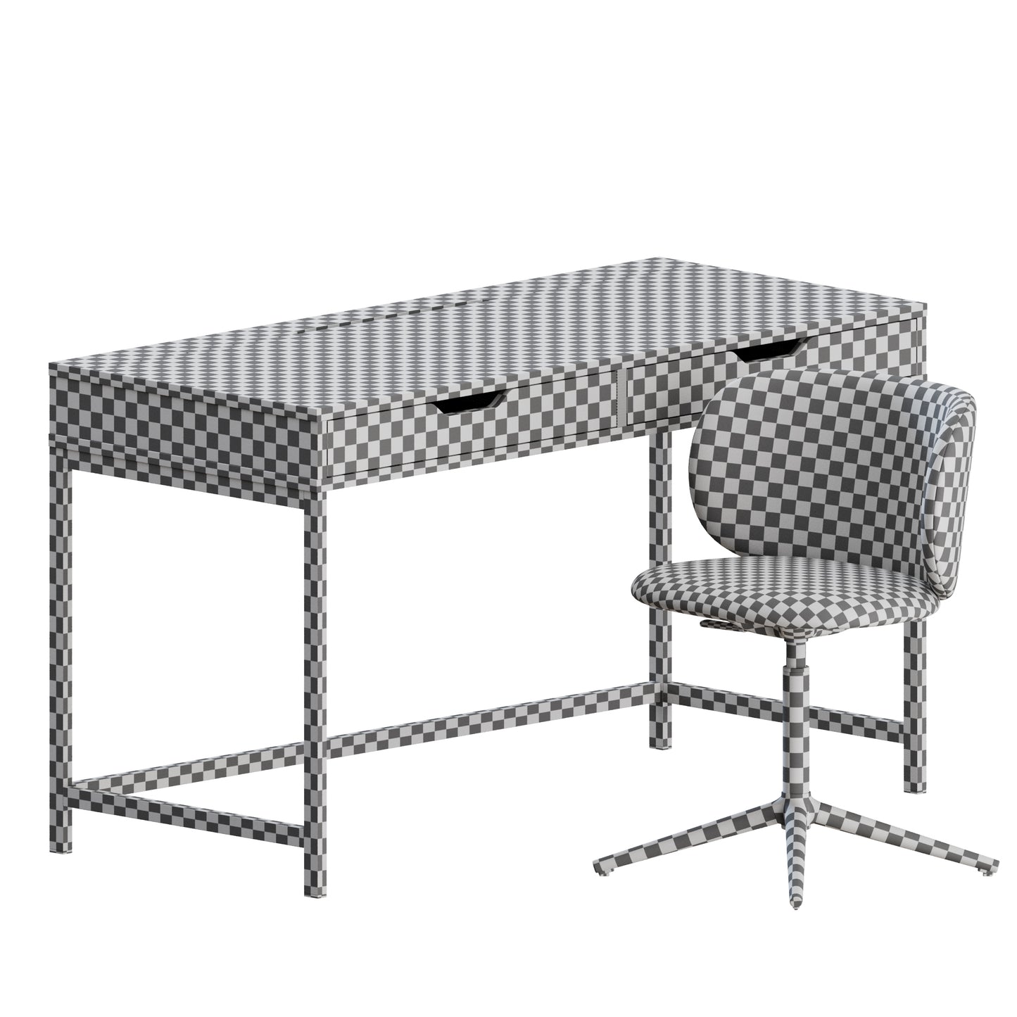 Krylbo Chair Alex Desk by Ikea 3D Model