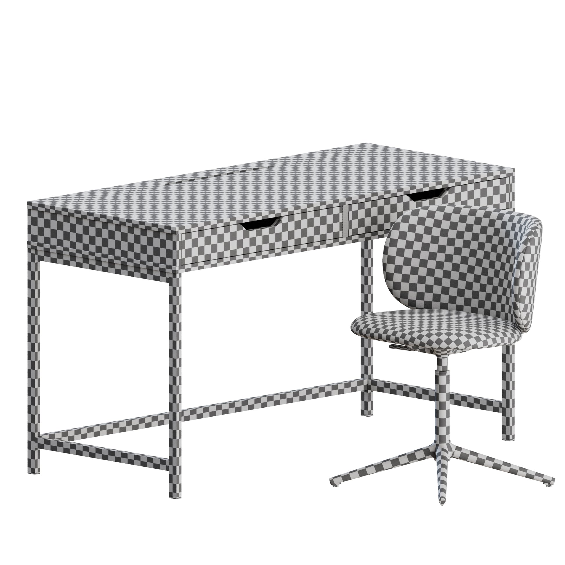 Krylbo Chair Alex Desk by Ikea 3D Model
