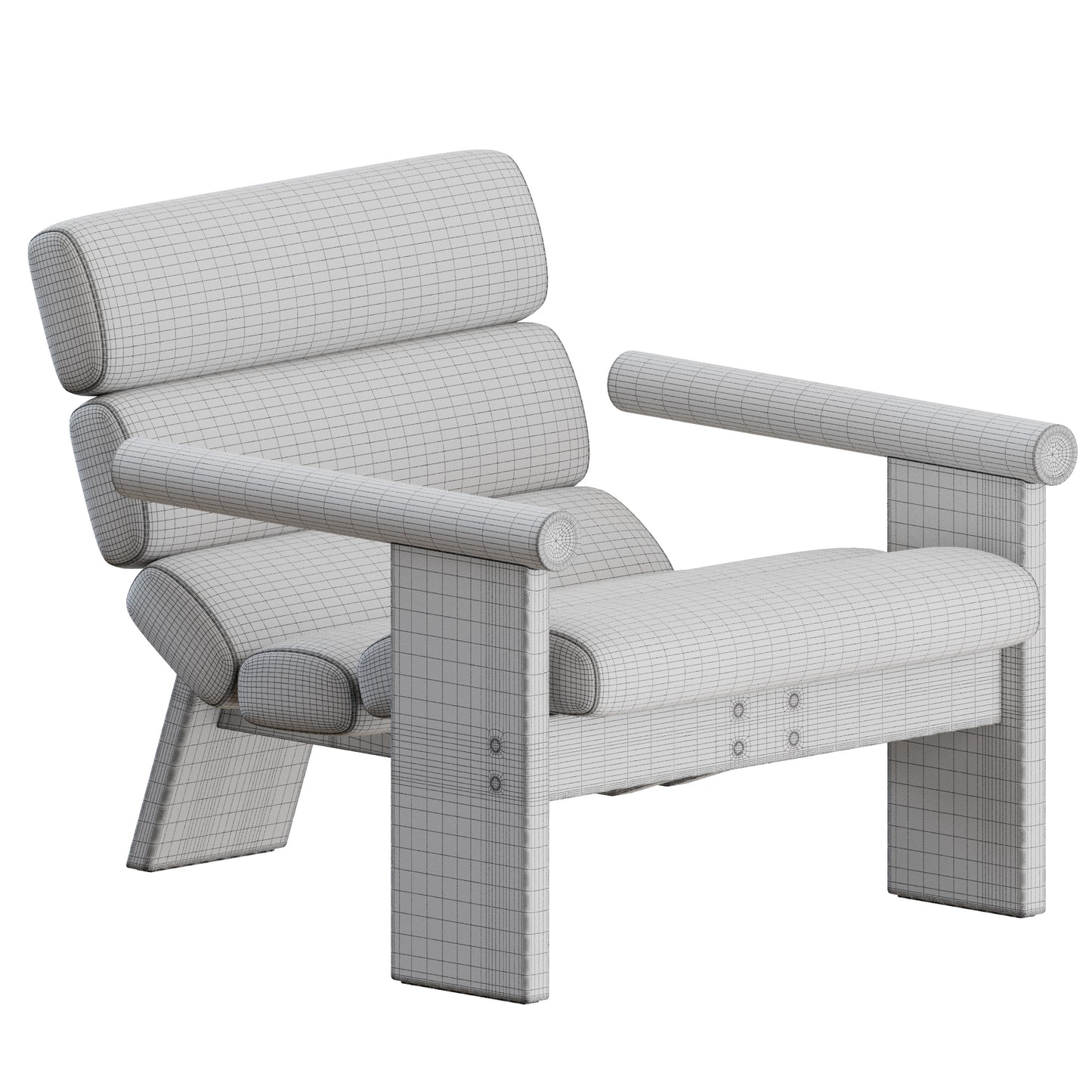 Lara Armchair by Giulio Marelli 3D Model