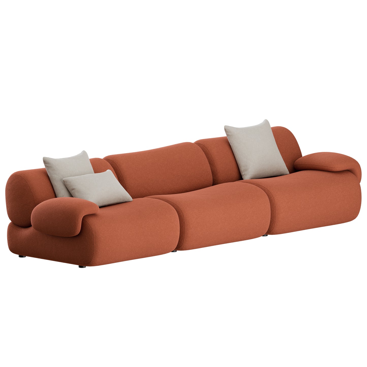 Lemmy Sofa Straight by Jarden 3D Model
