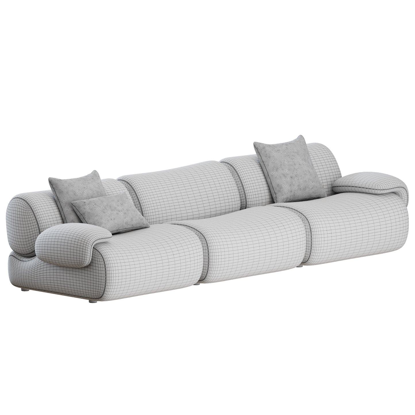 Lemmy Sofa Straight by Jarden 3D Model