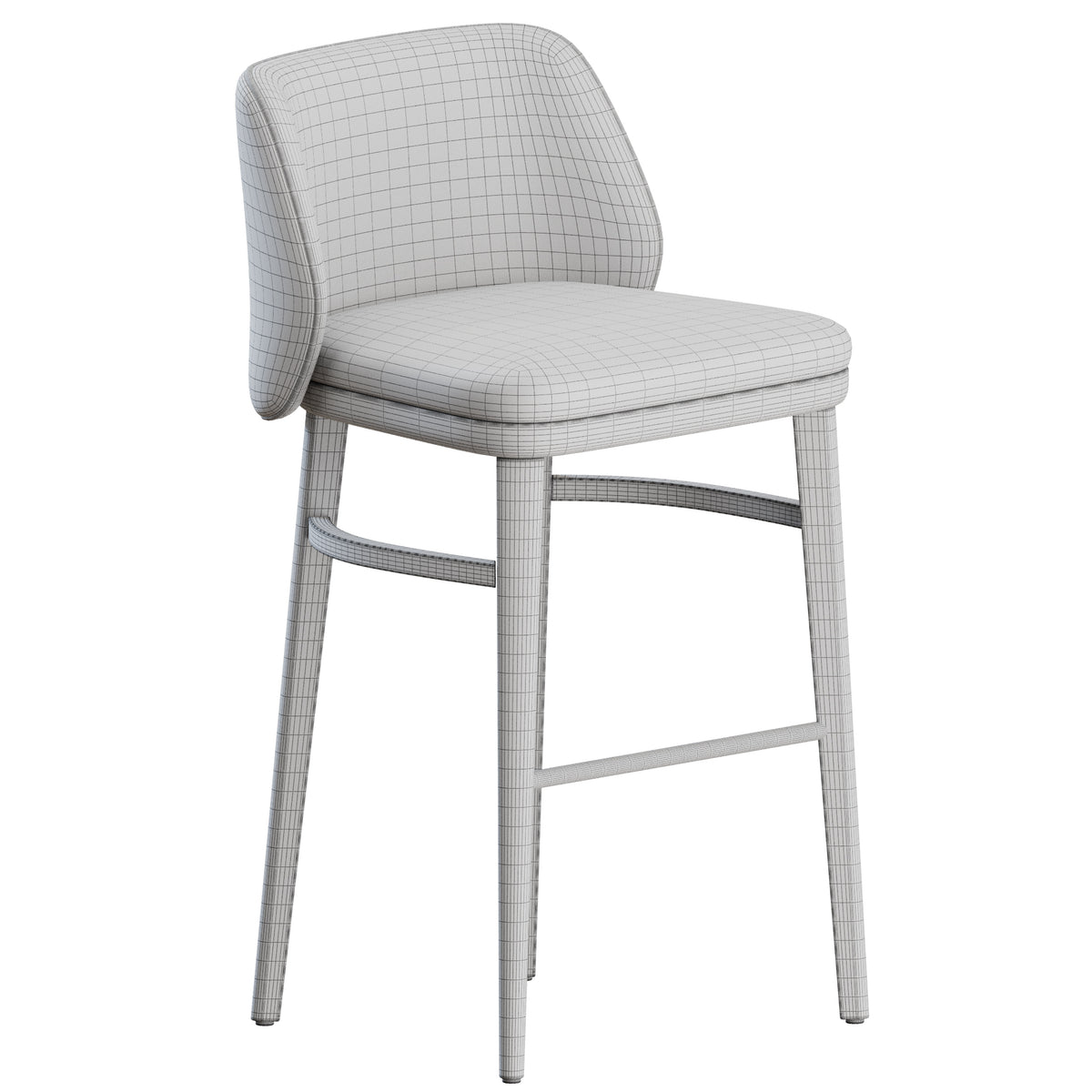 Lum Stool by Collection Particuliere 3D Model