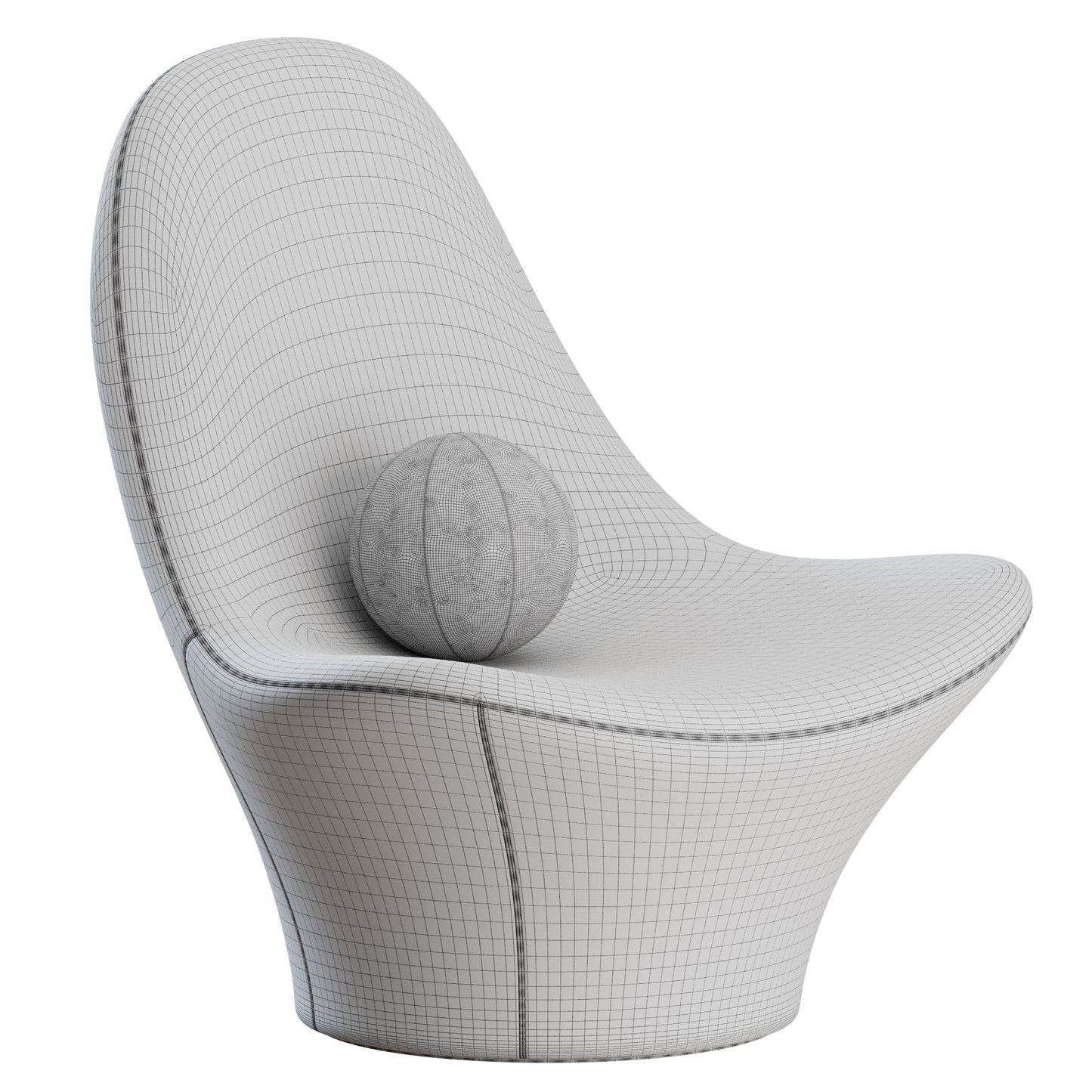Manta Armchair by Ditre Italia 3D Model