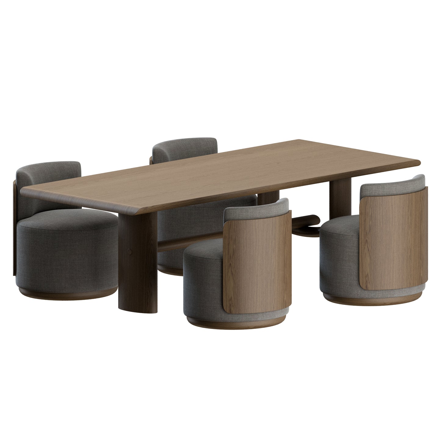 Marta Chair Milo Table by Pierre Frey 3D Model