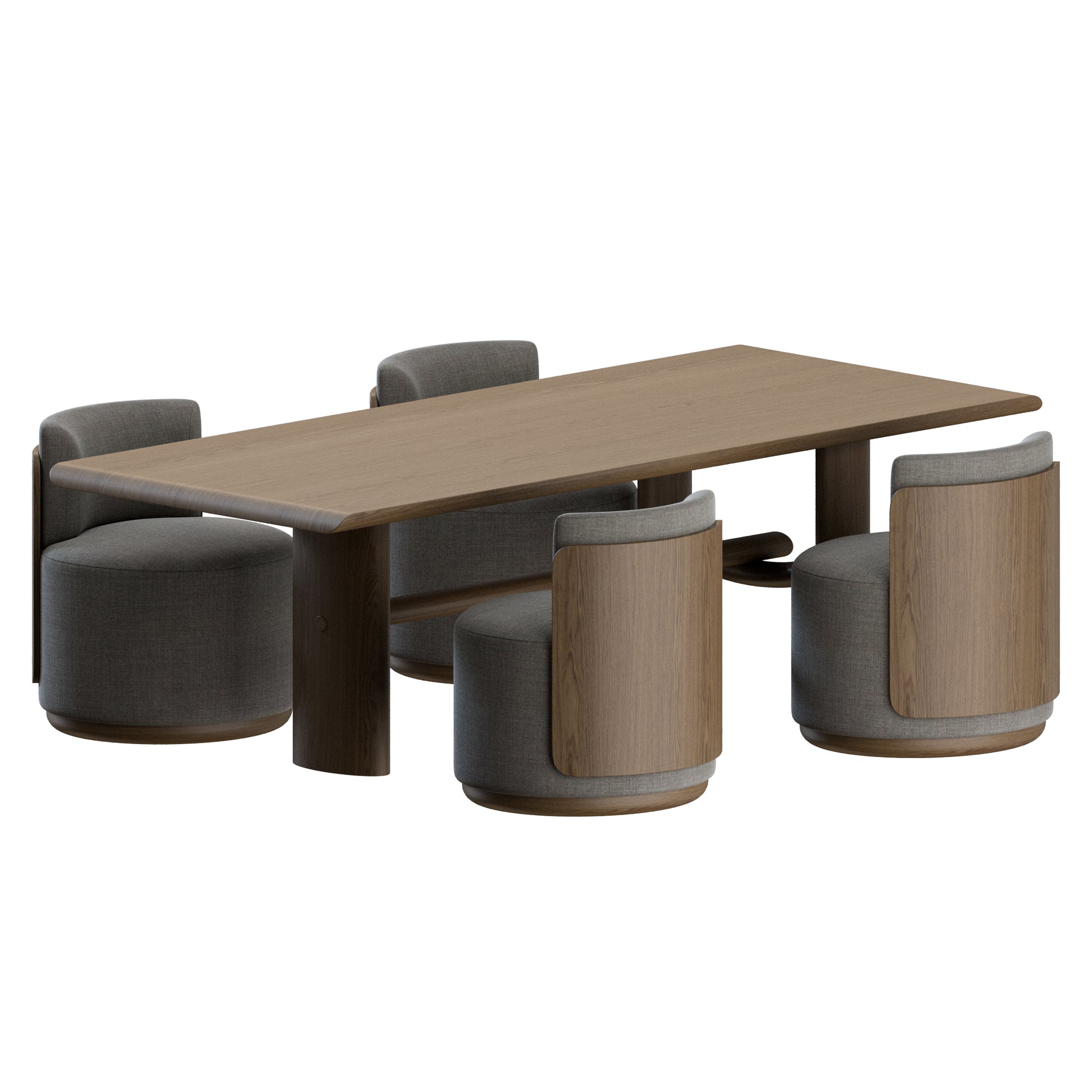 Marta Chair Milo Table by Pierre Frey 3D Model